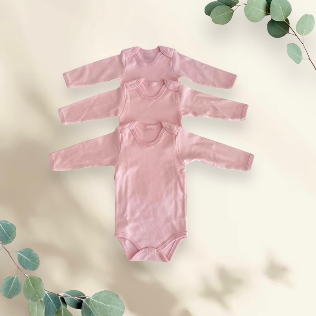 Kız Bebek 3'lü Uzun Kol Body