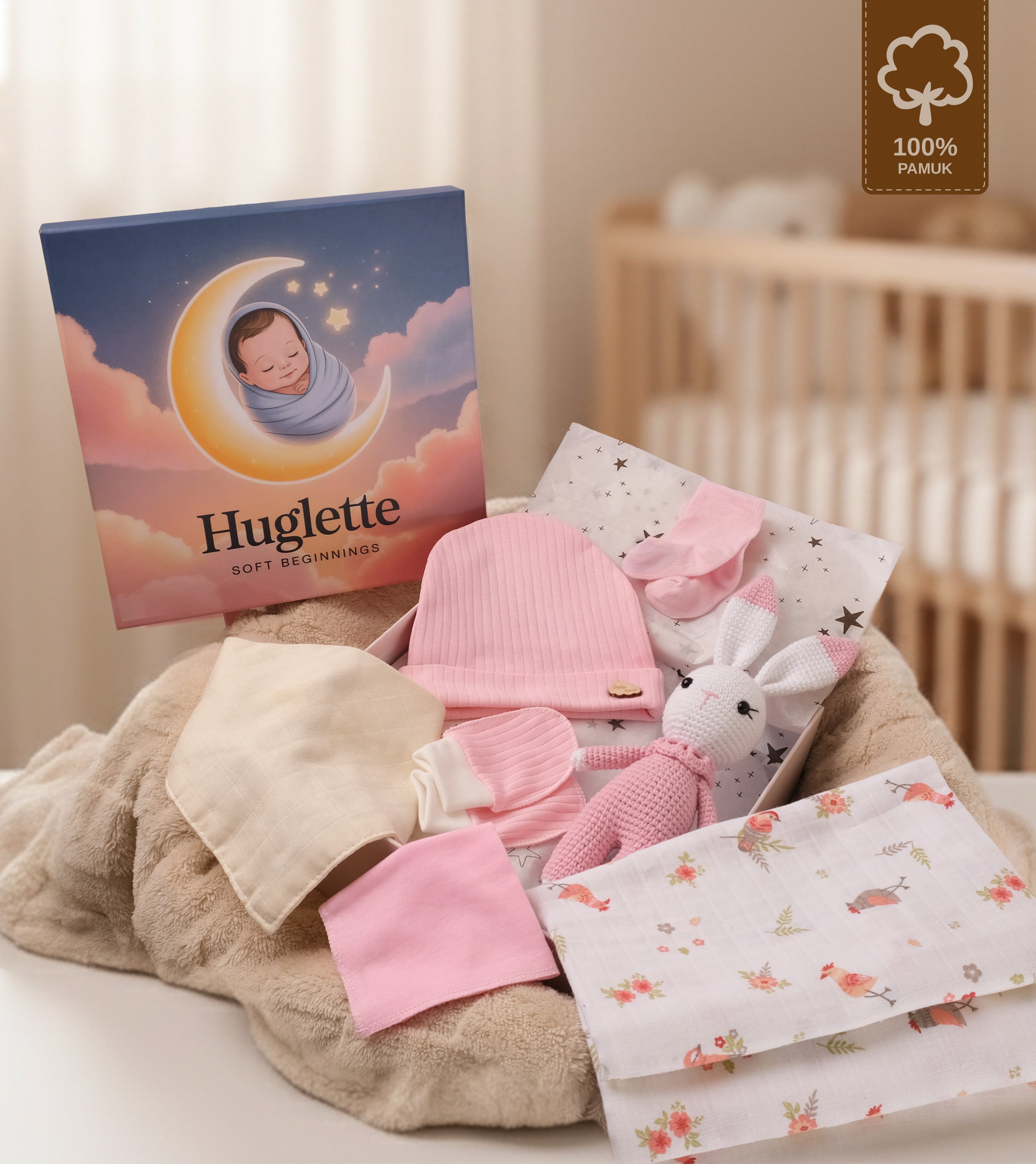 Leo Yenidoğan Kız Bebek Hediye Kutusu