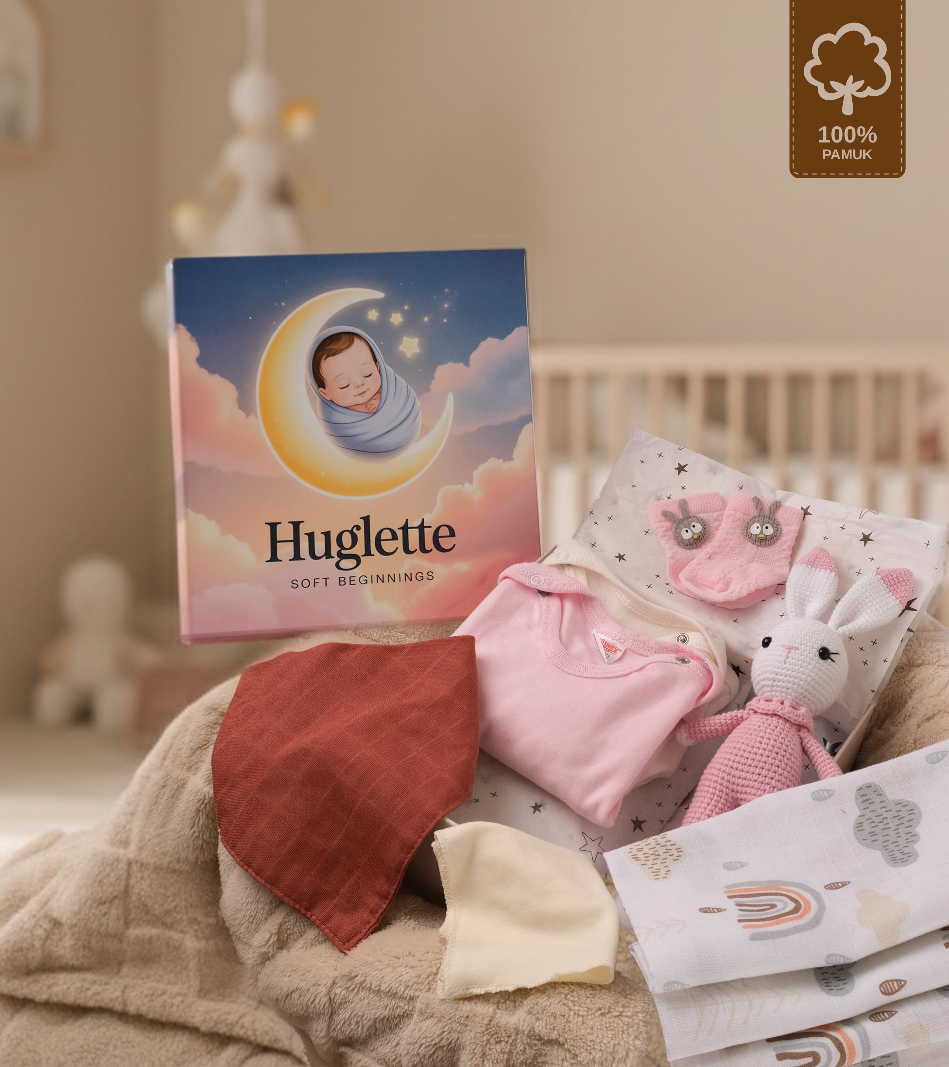 Nova Yenidoğan Kız Bebek Hediye Kutusu