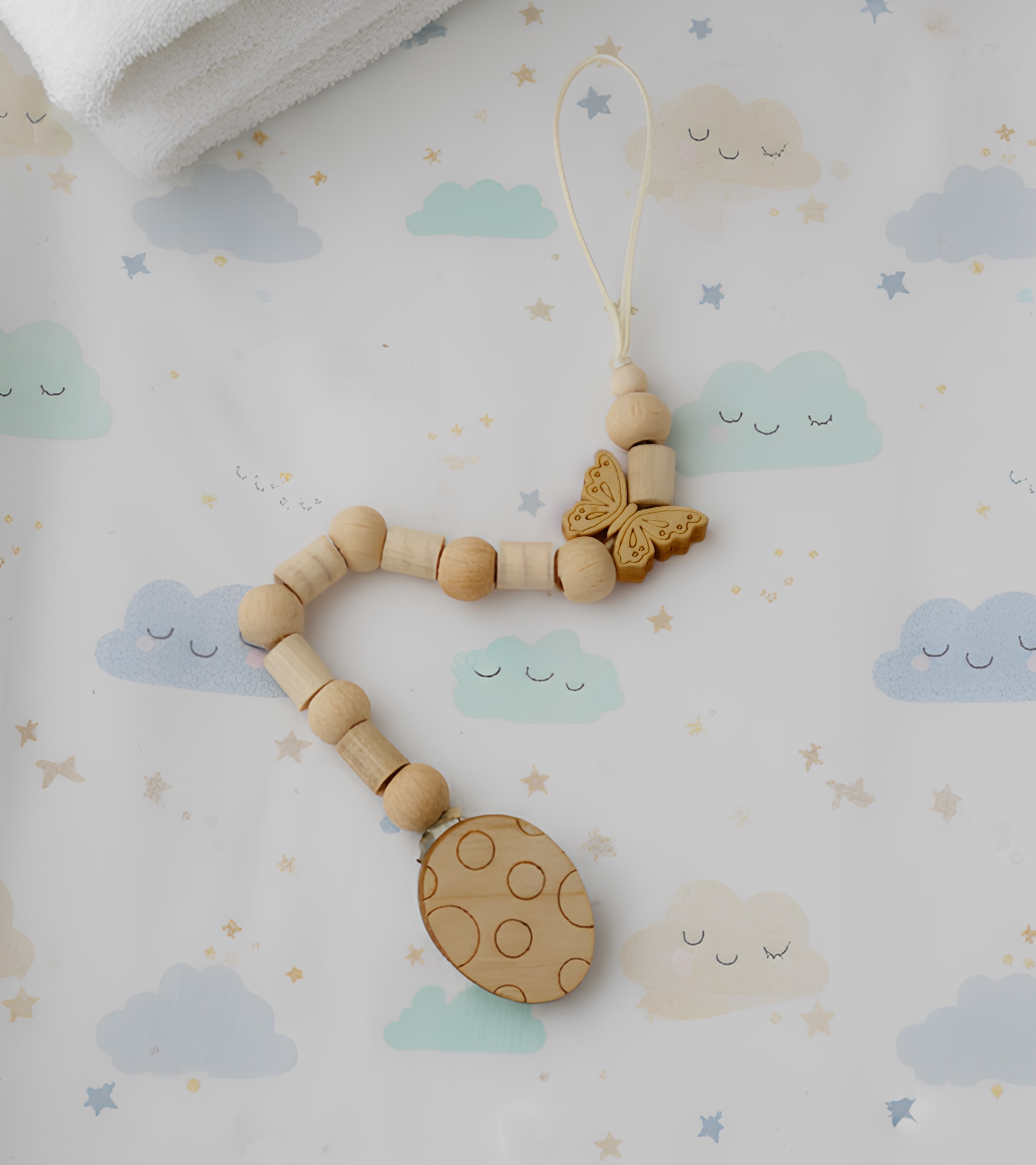 Ahşap Emzik Tutucular