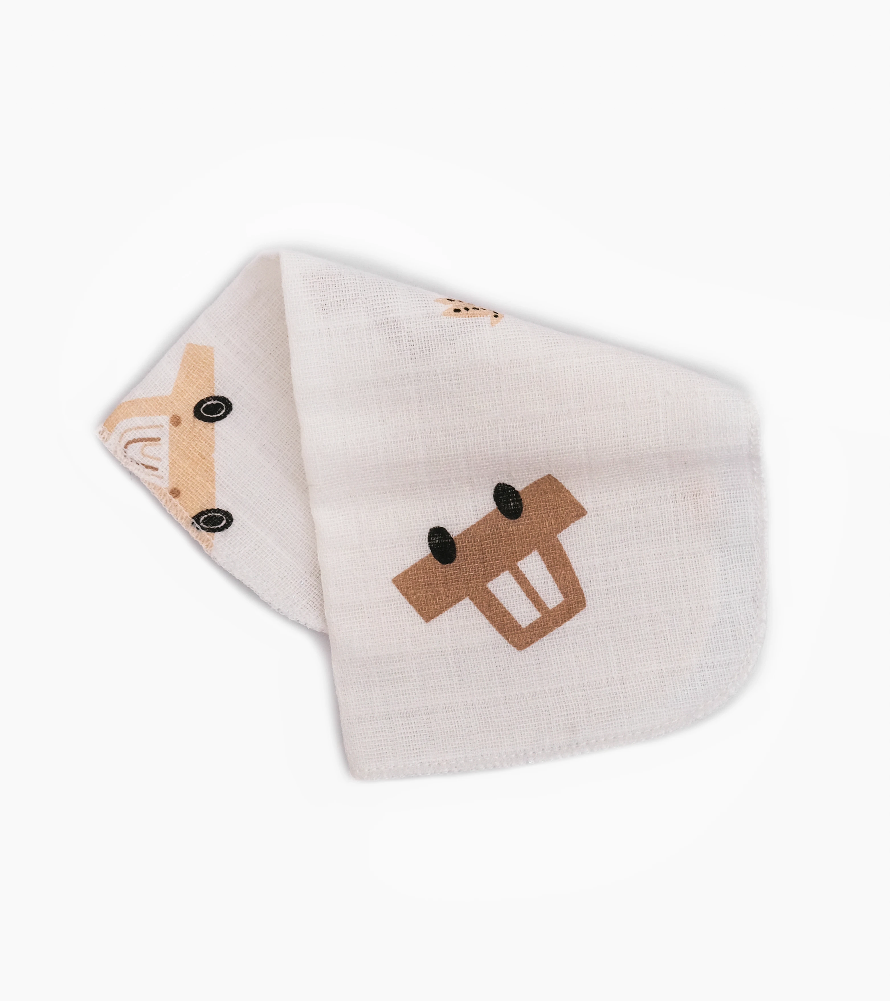 Desenli Müslin Mendil - Araba