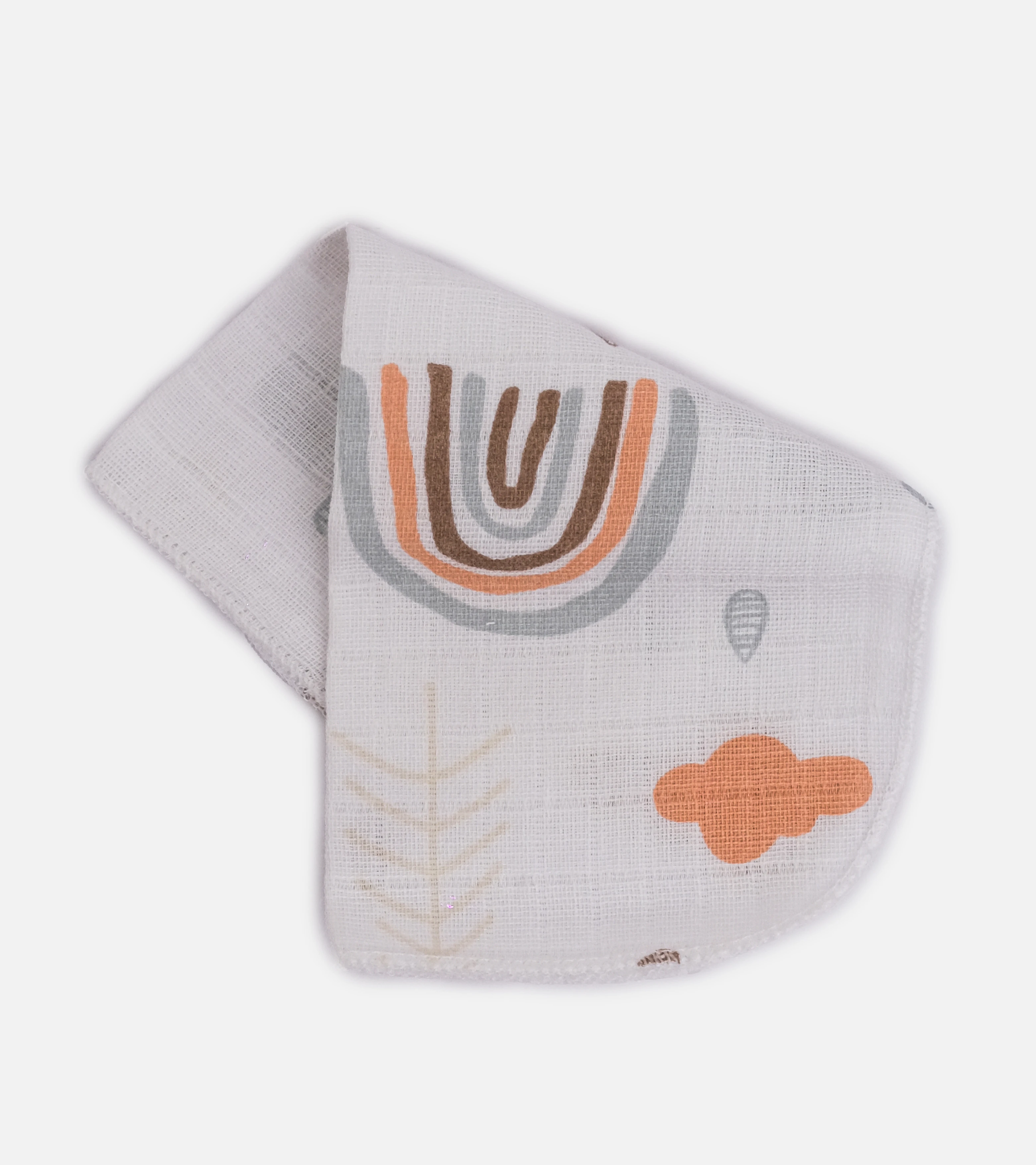 Desenli Müslin Mendil - Gökkuşağı