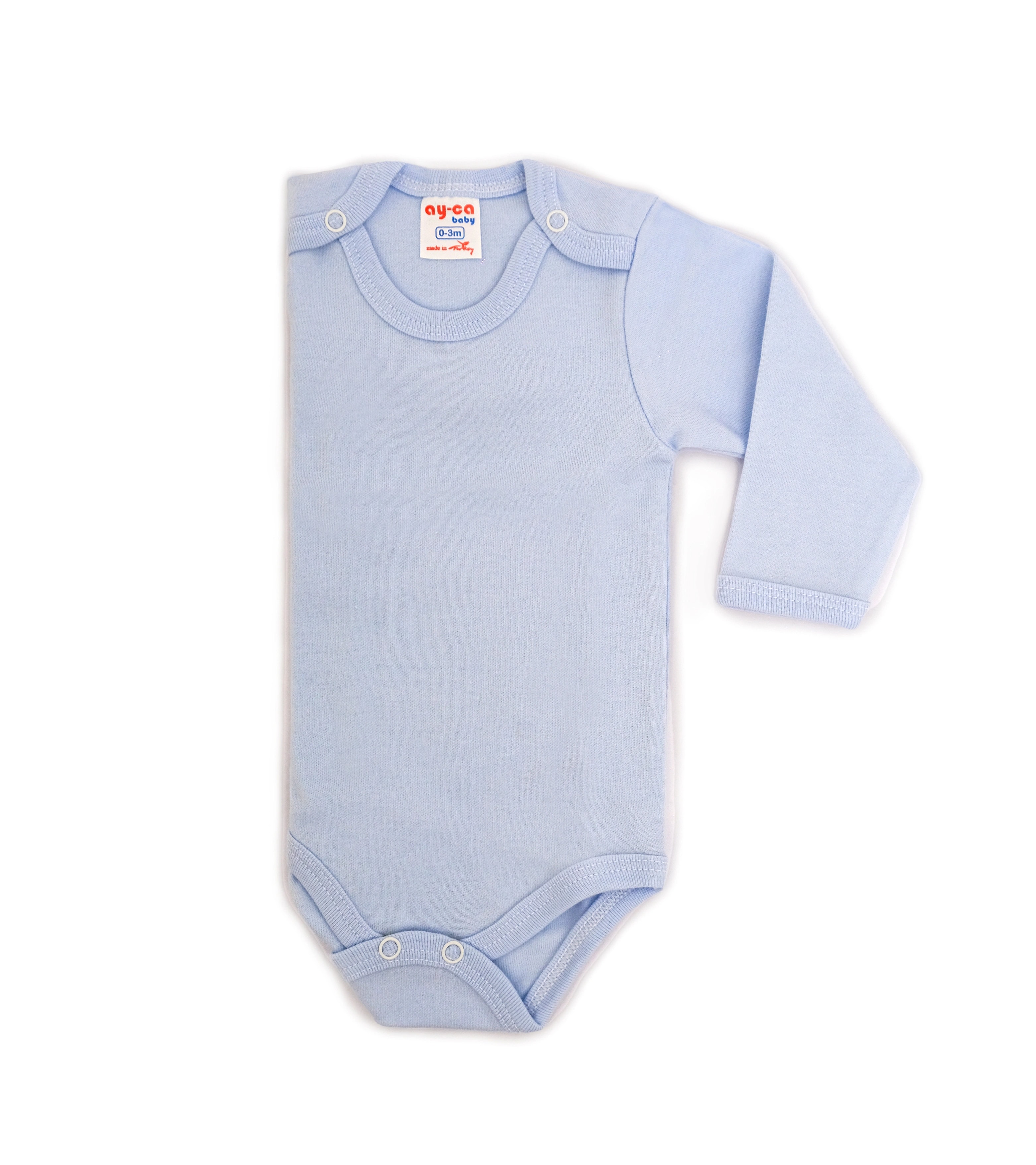 Erkek Bebek 3'lü Uzun Kol Body