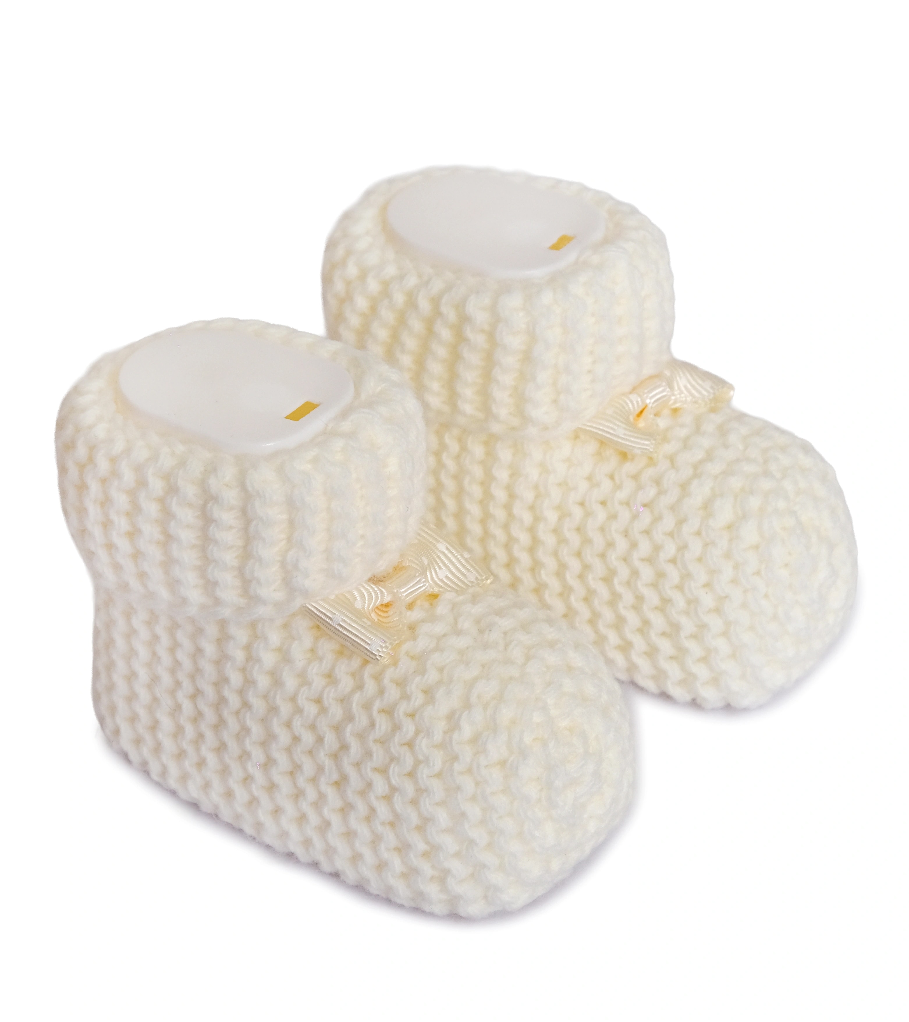 Örme Bebek Patiği - Beyaz