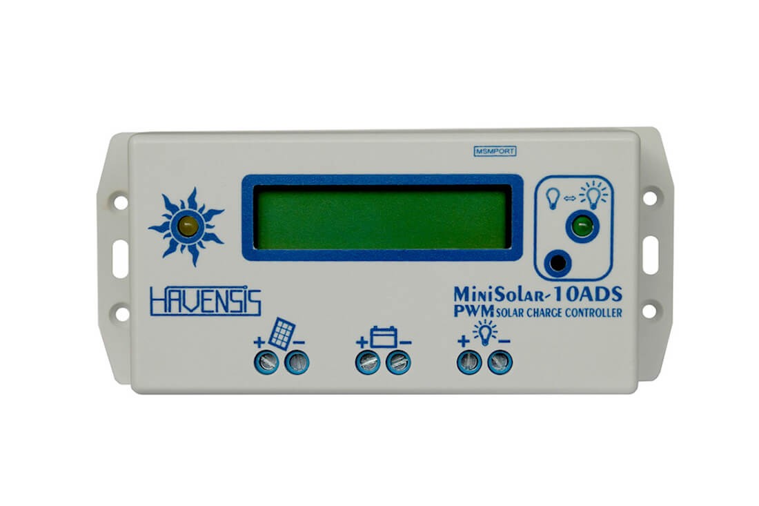 Havensis 20 Ah - 12/24 Volt LCD Ekran PWM Solar Şarj Kontrol Cihazı Minisolar-20ADS