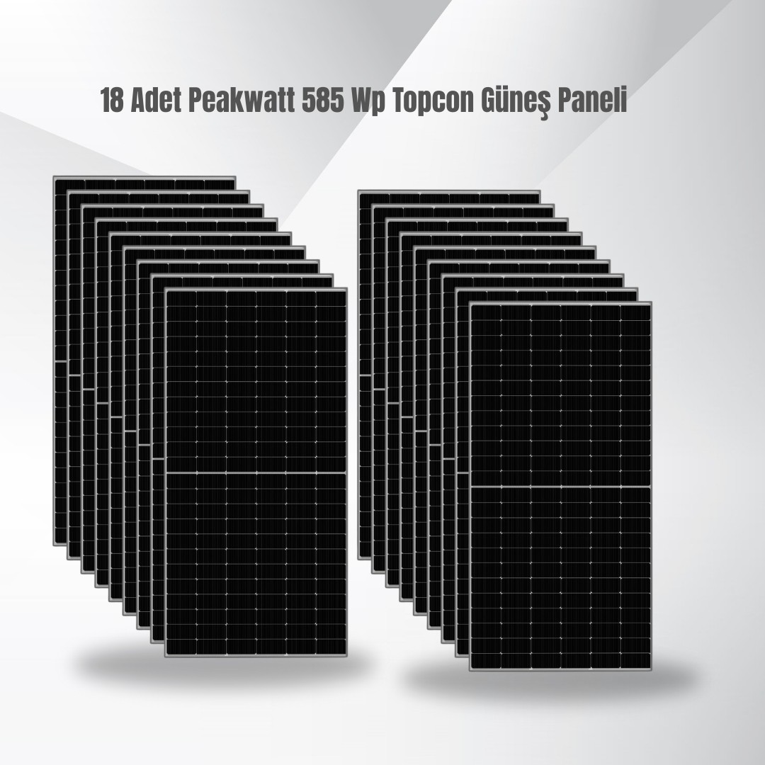 11kW Evim Pro Güneş Enerji Paketi – 10.5 kWp Panel + 10.24 kWh Lityum Batarya + Orbus Inverter