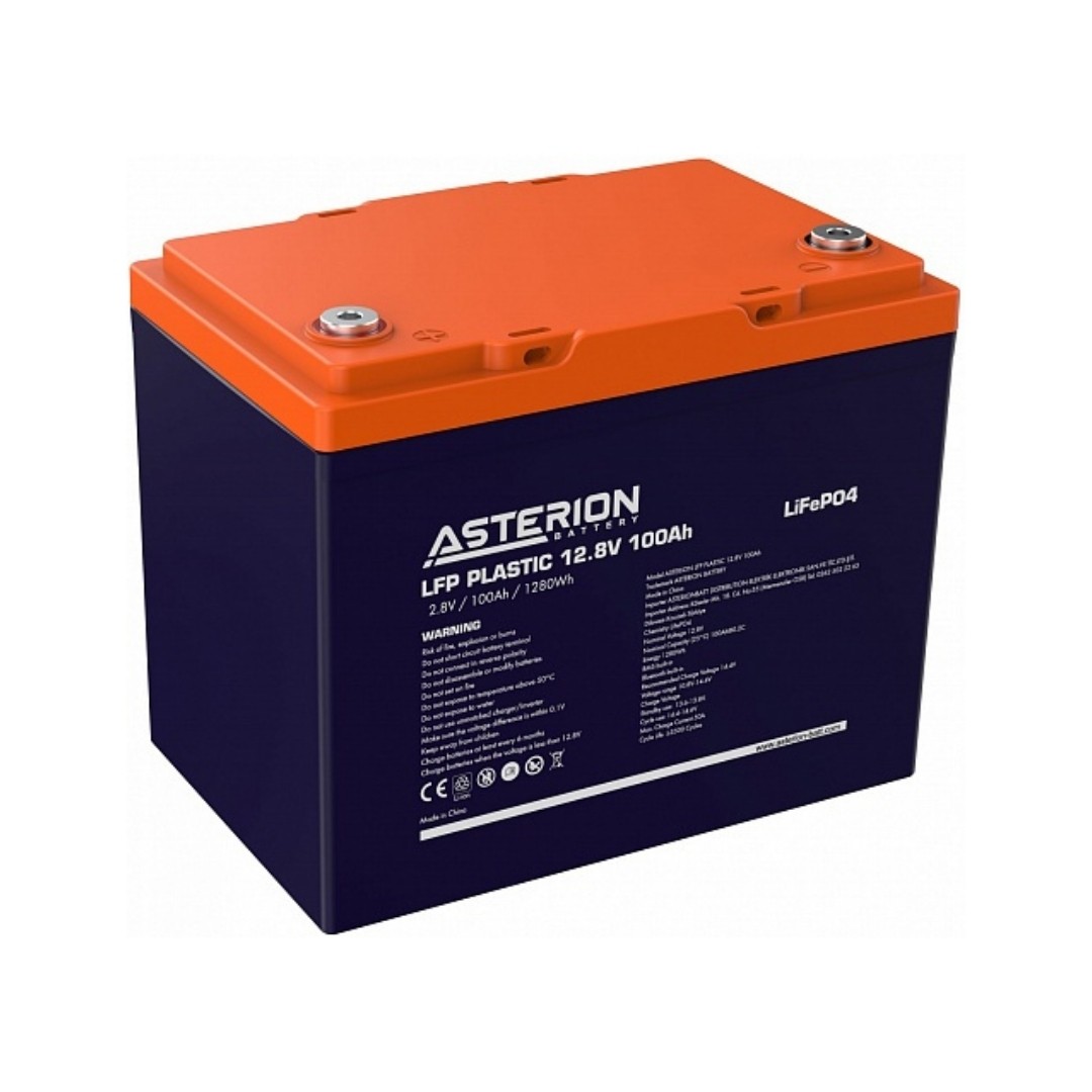 Asterion LifePo4 100AH - 12V Lityum Akü