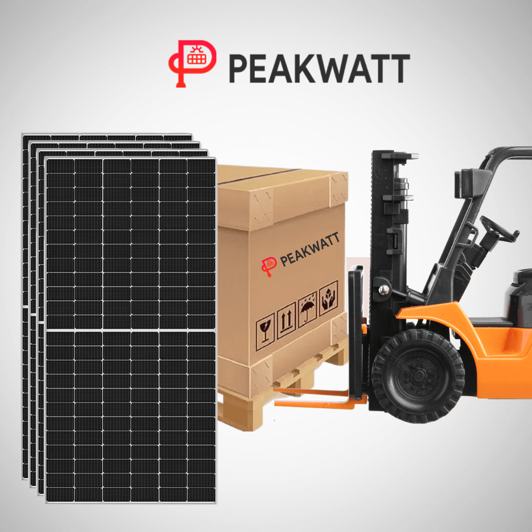 1 Palet 27 Adet Peakwatt  550 Wp Half-Cut Bifacial Mono Güneş Enerjisi Paneli