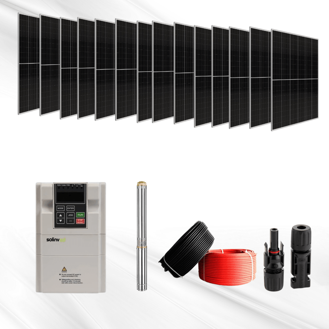 SolarFlow T5 – 5.5HP Güneş Enerjili Güçlü Tarla Sulama Paketi