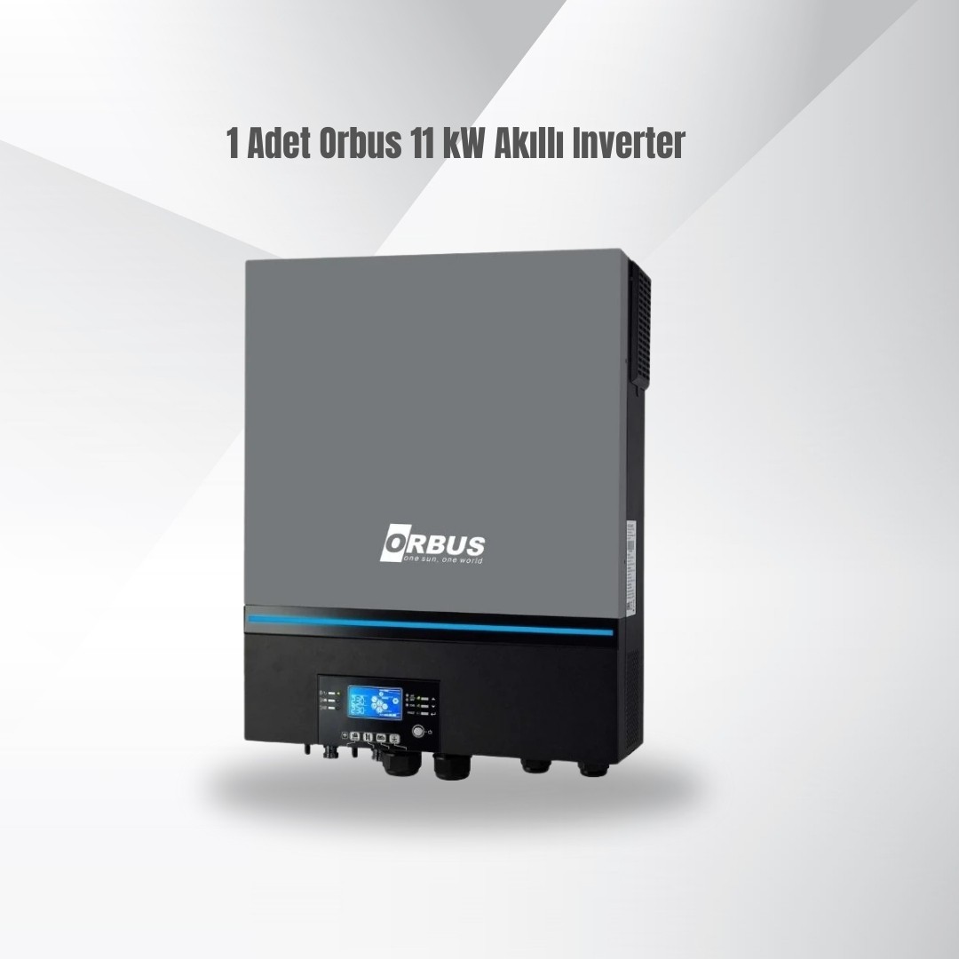 11kW Evim Pro Güneş Enerji Paketi – 10.5 kWp Panel + 10.24 kWh Lityum Batarya + Orbus Inverter