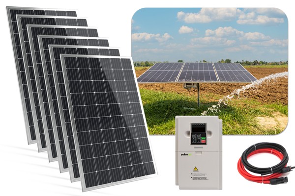 15 HP / 11 kW Trifaze Güneş Panelli Tarımsal Sulama Sistemi