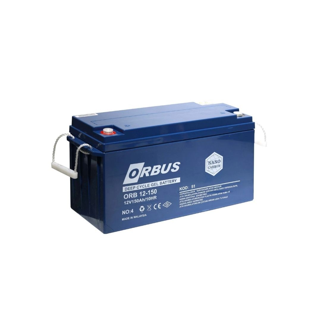 Orbus 12V/150AH Jel Akü