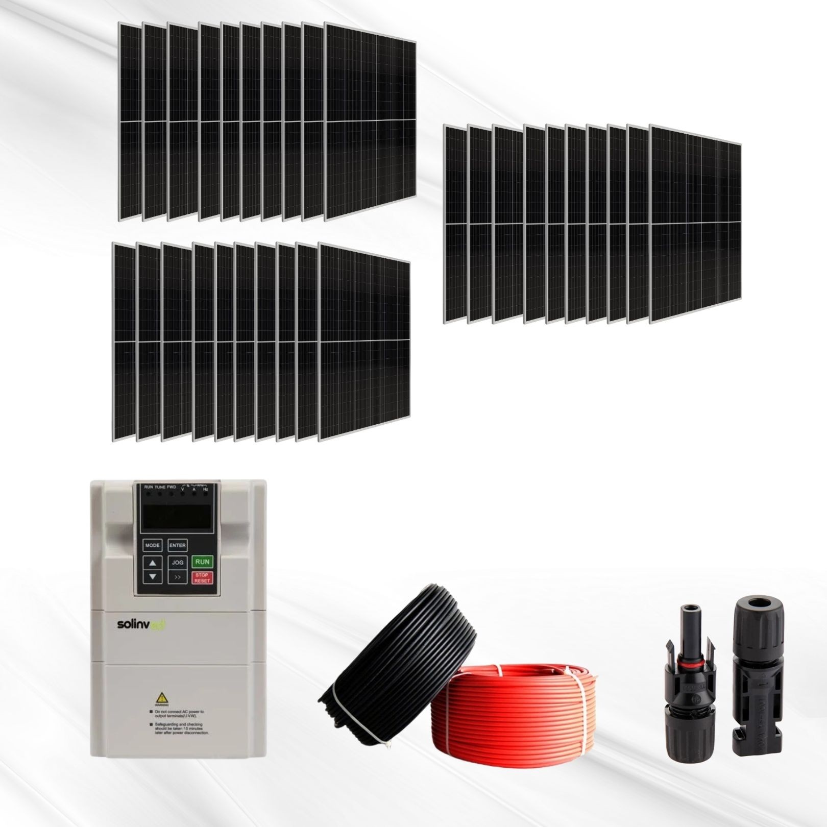 SolarFlow T15 – 15HP Güneş Enerjili Yüksek Güçlü Sulama Paketi