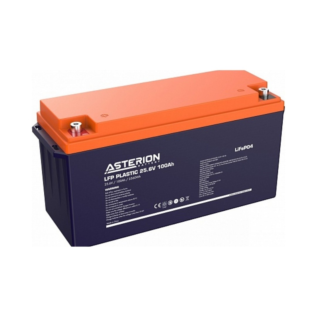 Asterion LifePo4 100AH - 25.6V Lityum Akü