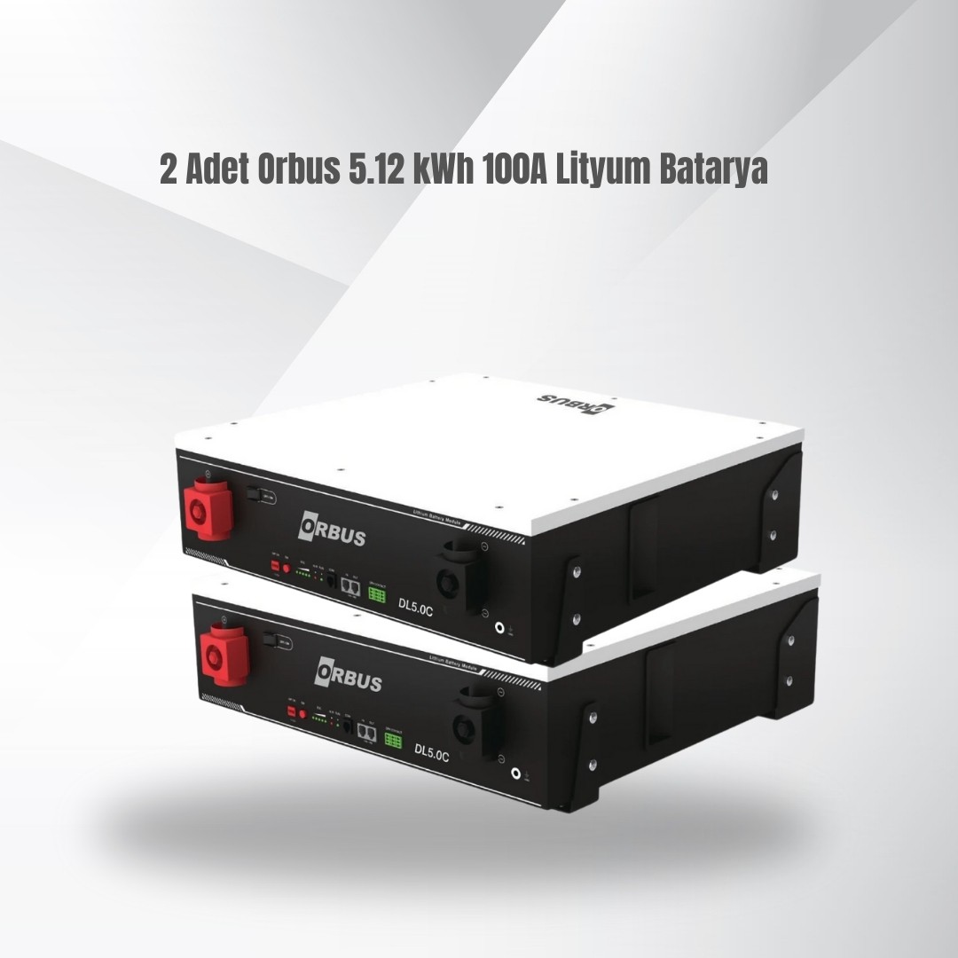 11kW Evim Pro Güneş Enerji Paketi – 10.5 kWp Panel + 10.24 kWh Lityum Batarya + Orbus Inverter