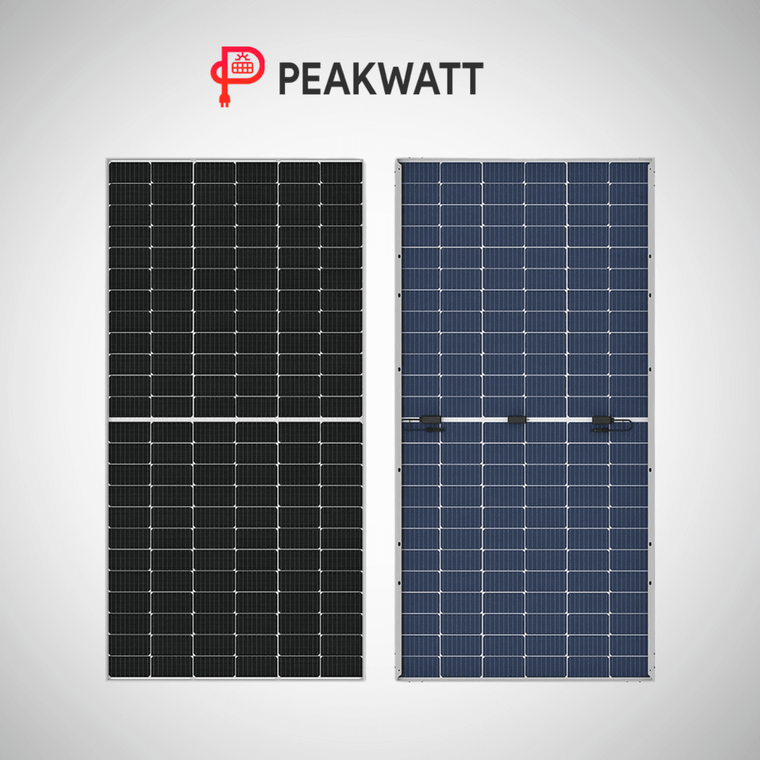 1 Palet 27 Adet Peakwatt  550 Wp Half-Cut Bifacial Mono Güneş Enerjisi Paneli