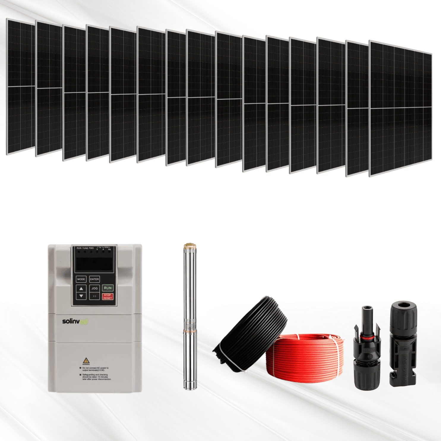 SolarFlow T7 – 7.5HP Güneş Enerjili Yüksek Debili Tarla Sulama Paketi