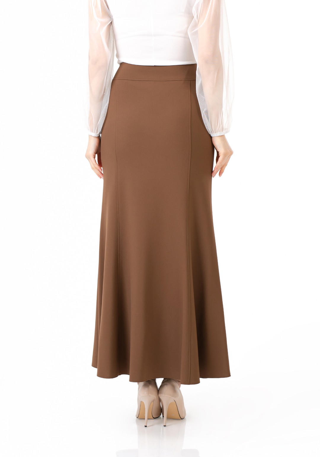 Mermaid-Style Maxi Skirt - CUPRIC