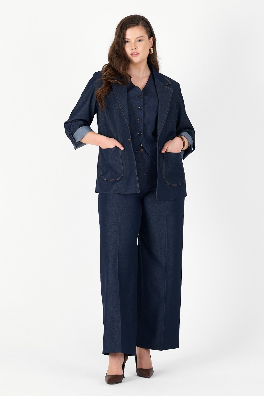 PREMİUM DENİM BLAZER CEKET
