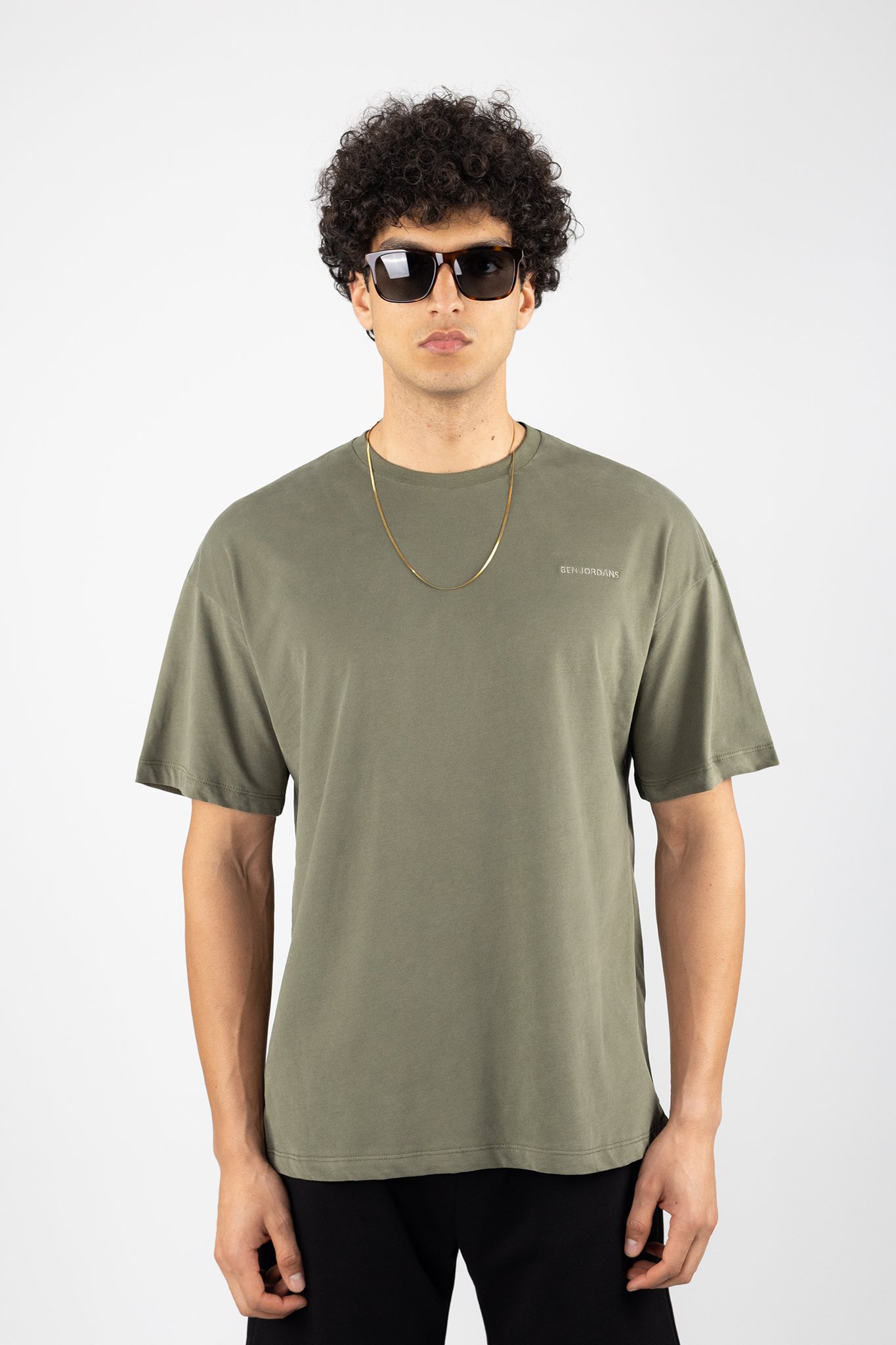 Ben Jordans Special Oversized T-Shirt - Haki