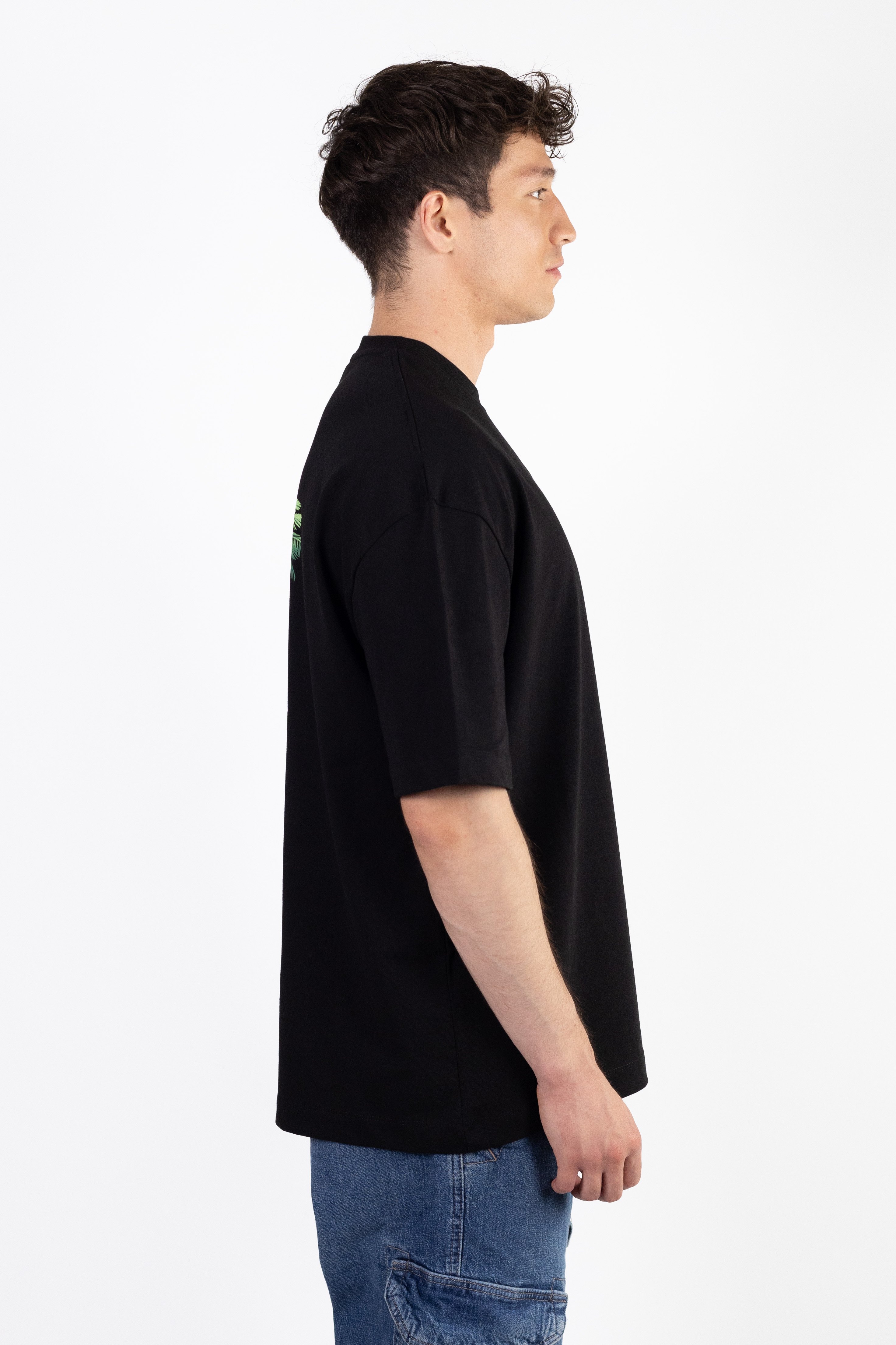 Oversized Baskılı T-Shirt