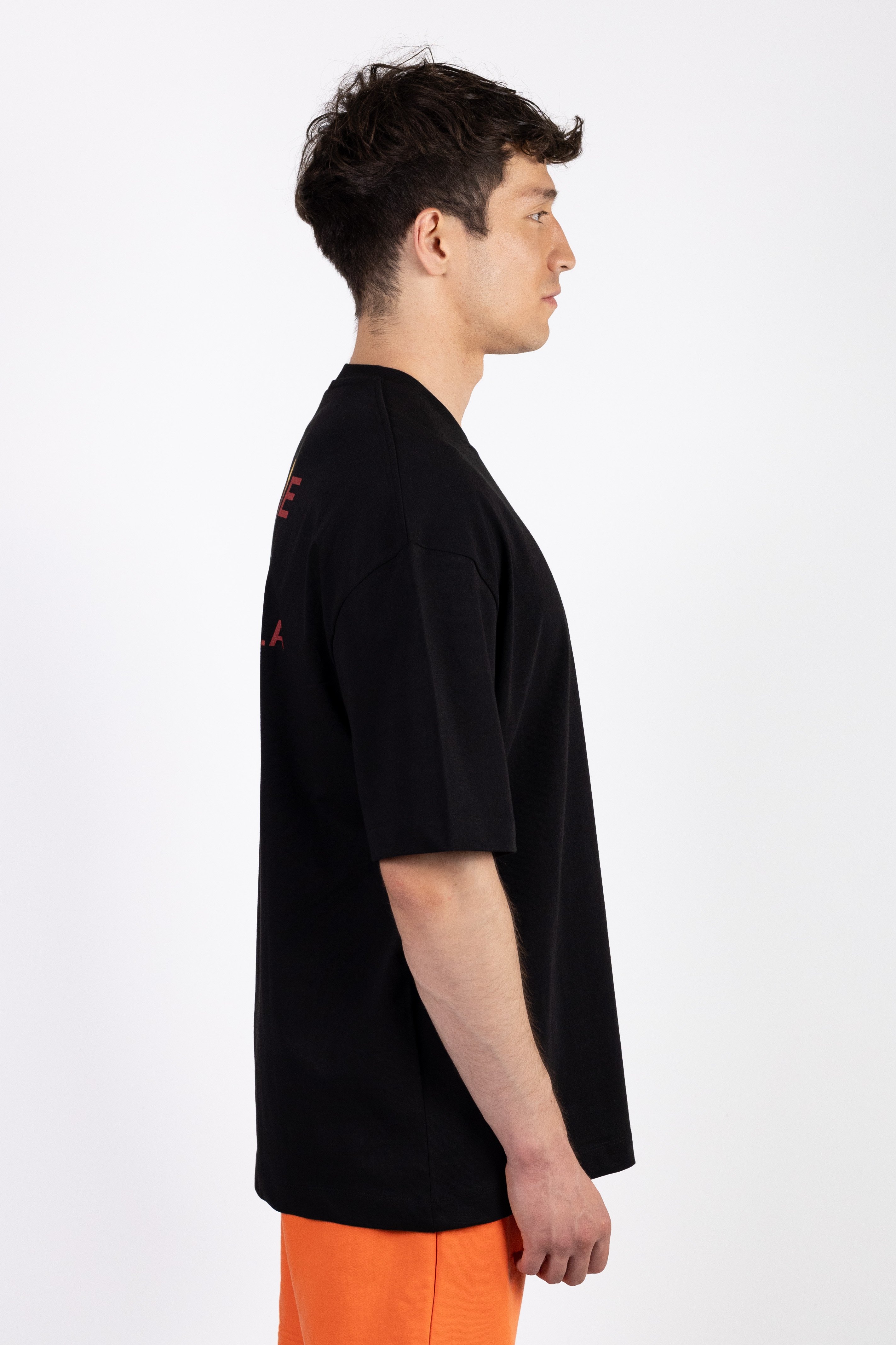 Oversized Baskılı T-Shirt