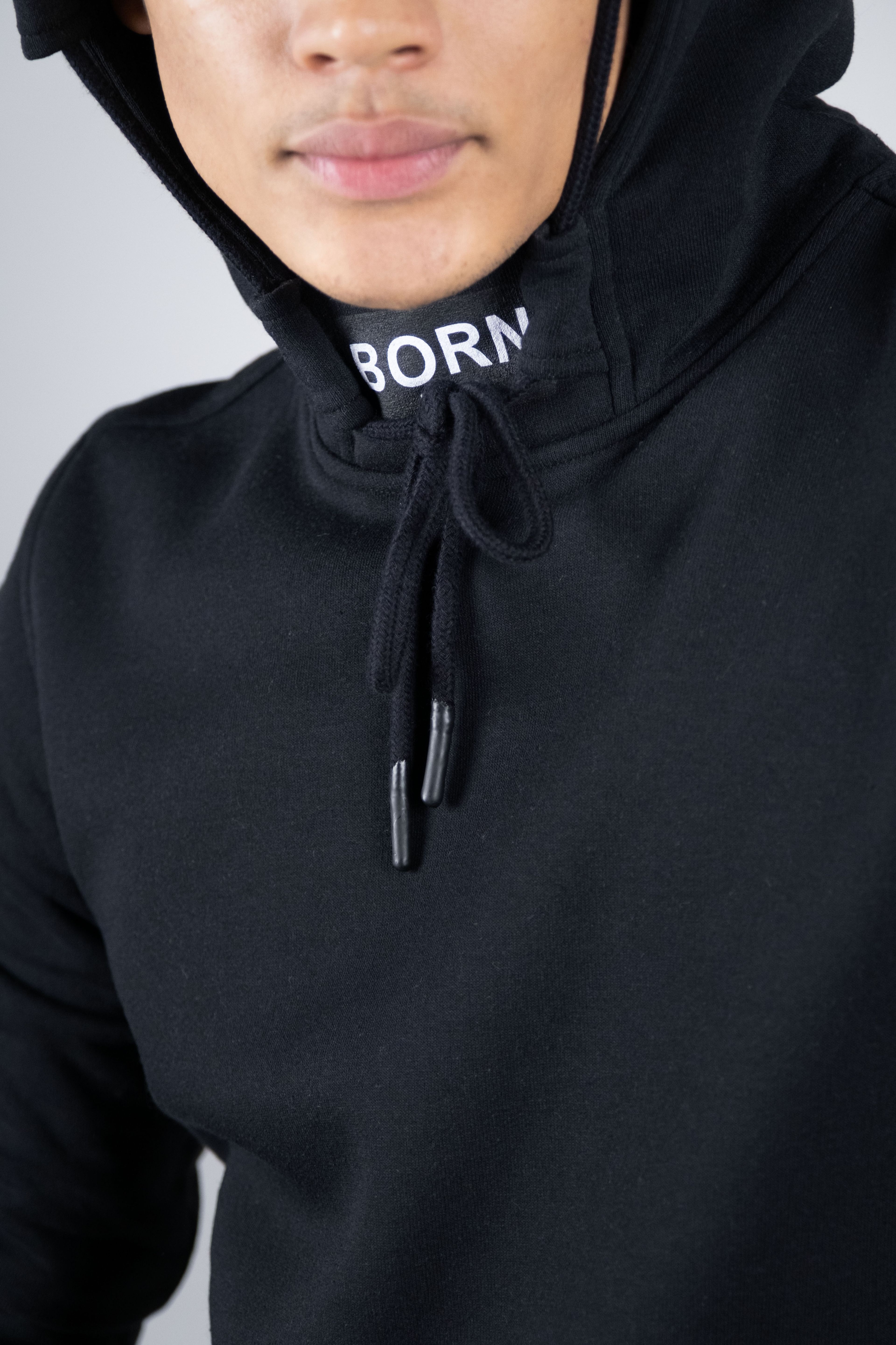 Kapüşonlu Born Baskılı Hoodie 079