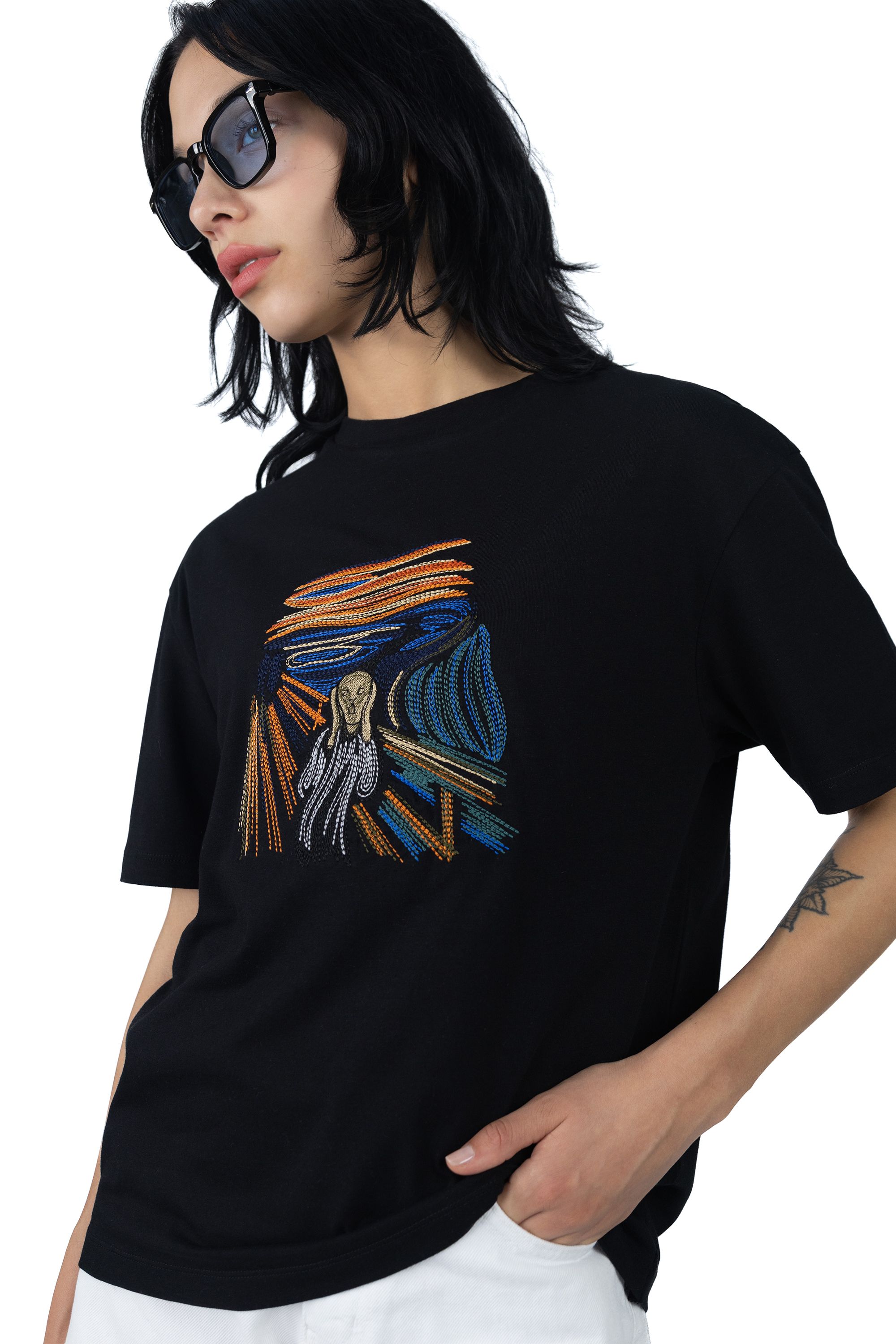 Edvard Munch Çığlık Tablosu Tasarım T-shirt