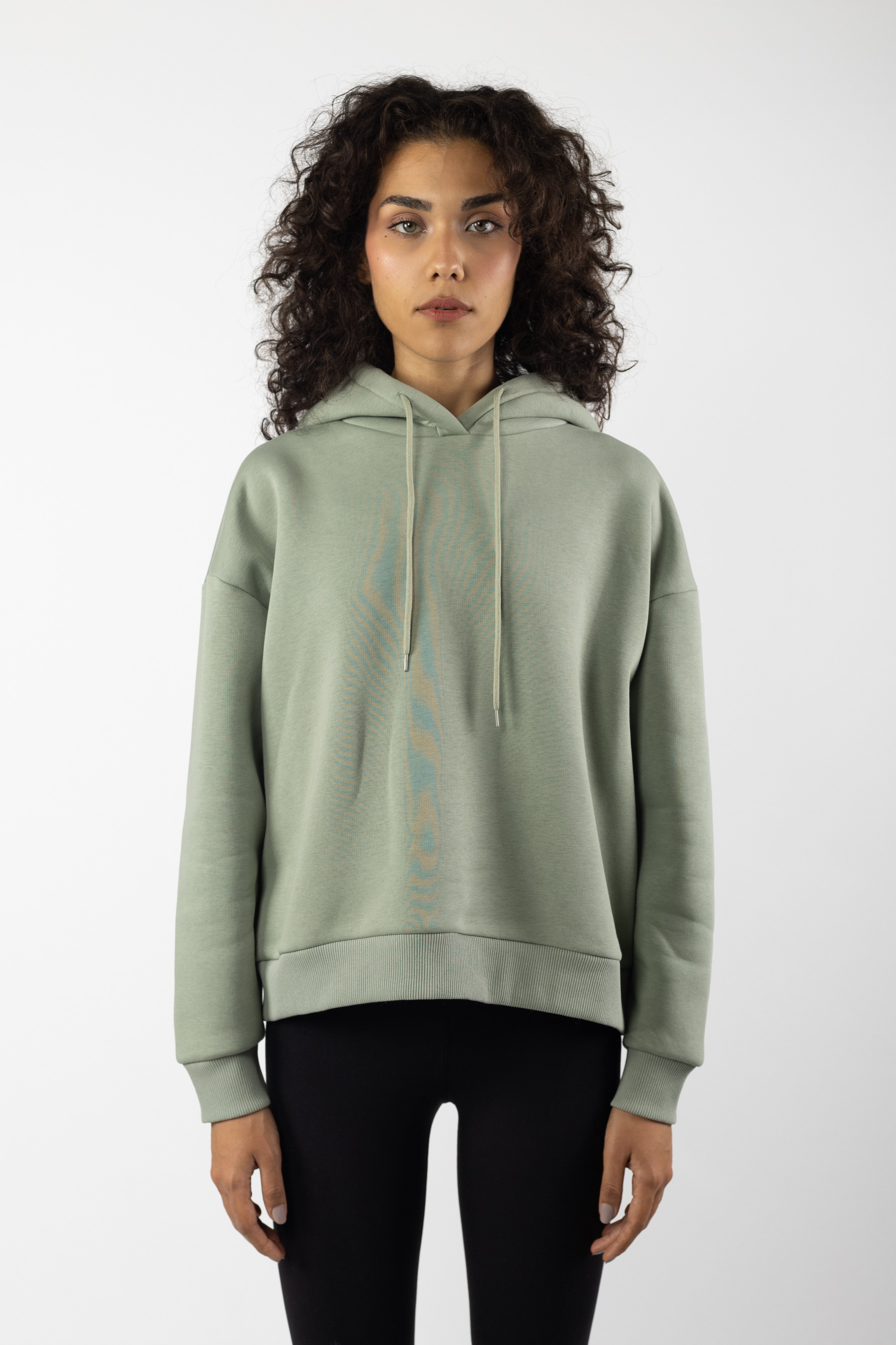 Kapüşonlu Sweatshirt 1040 - Buz Yeşili