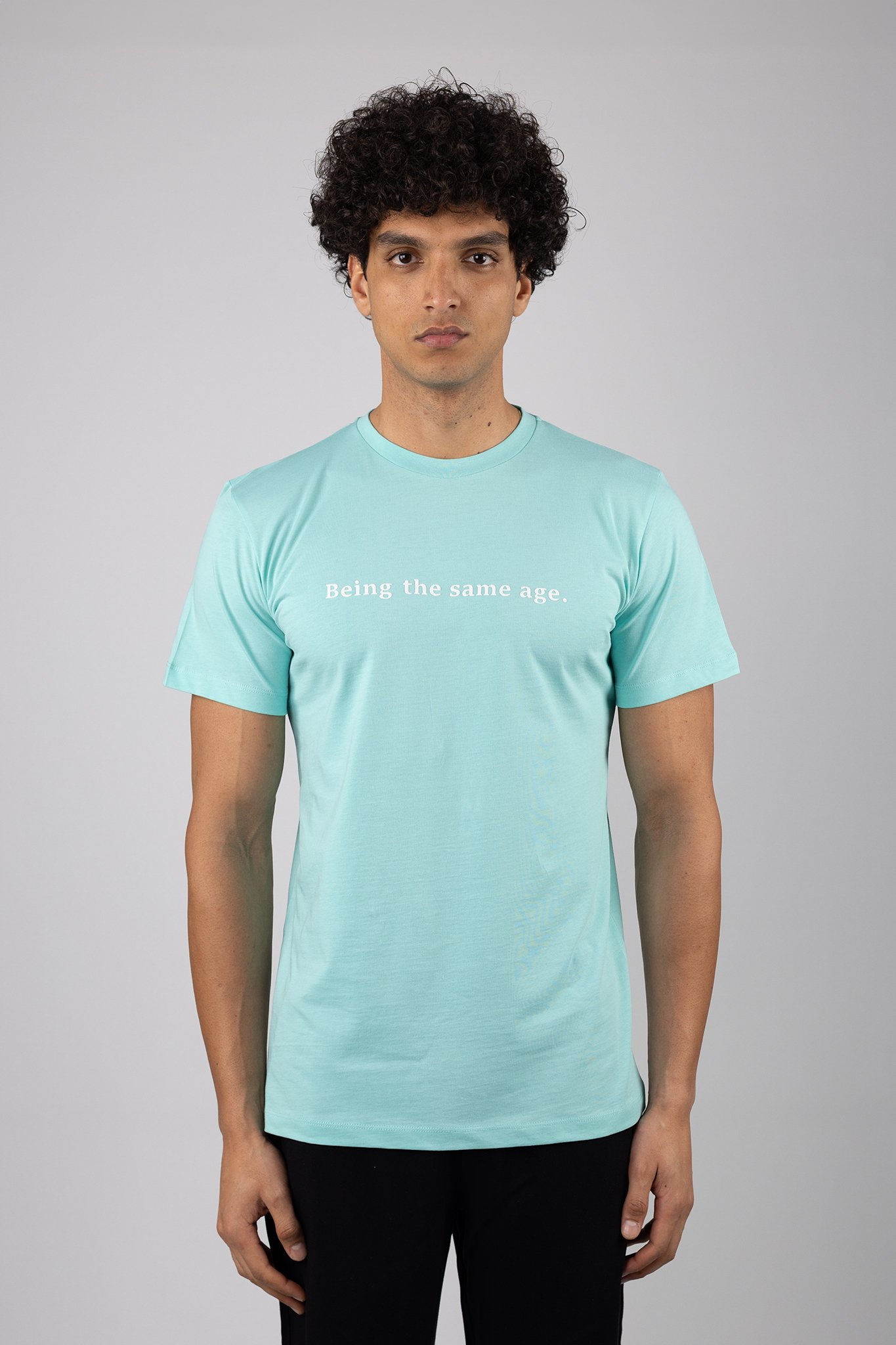 Baskılı T-Shirt 801 - Mint