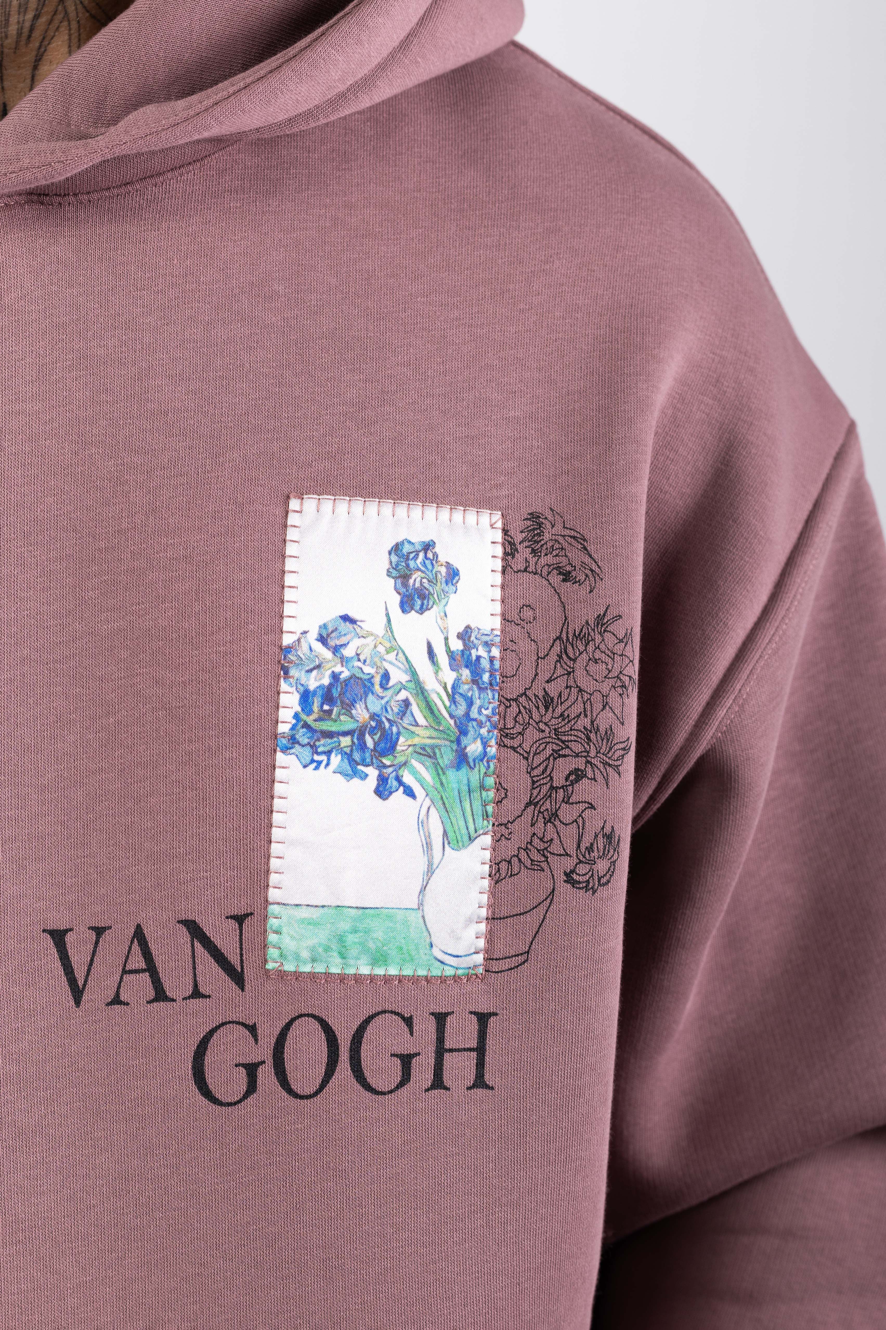 SAW/Van Gogh Baskılı Oversized Sweatshirt 1027