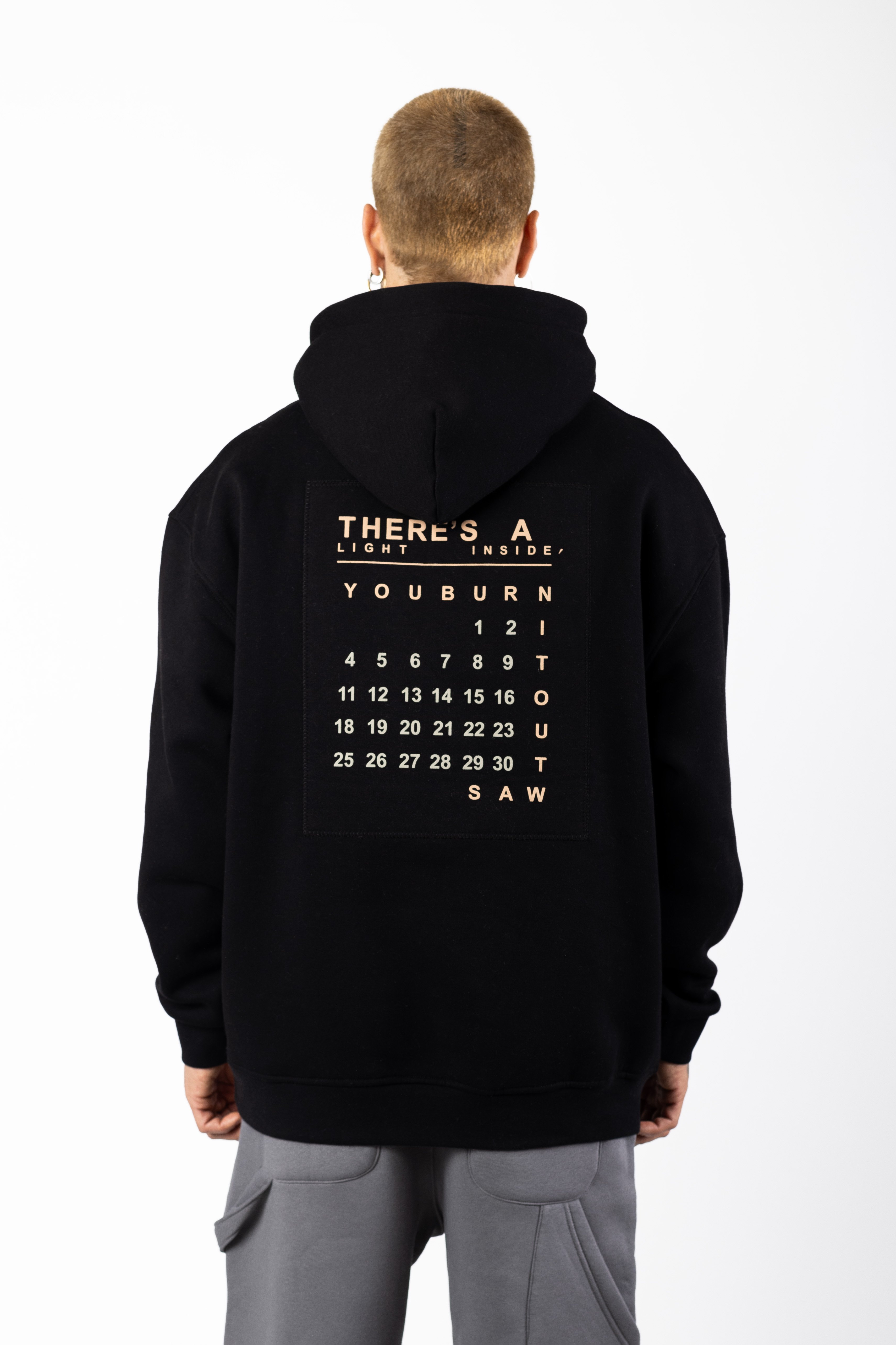 SAW/There is a Light Inside Baskılı Oversized Sweatshirt 1034