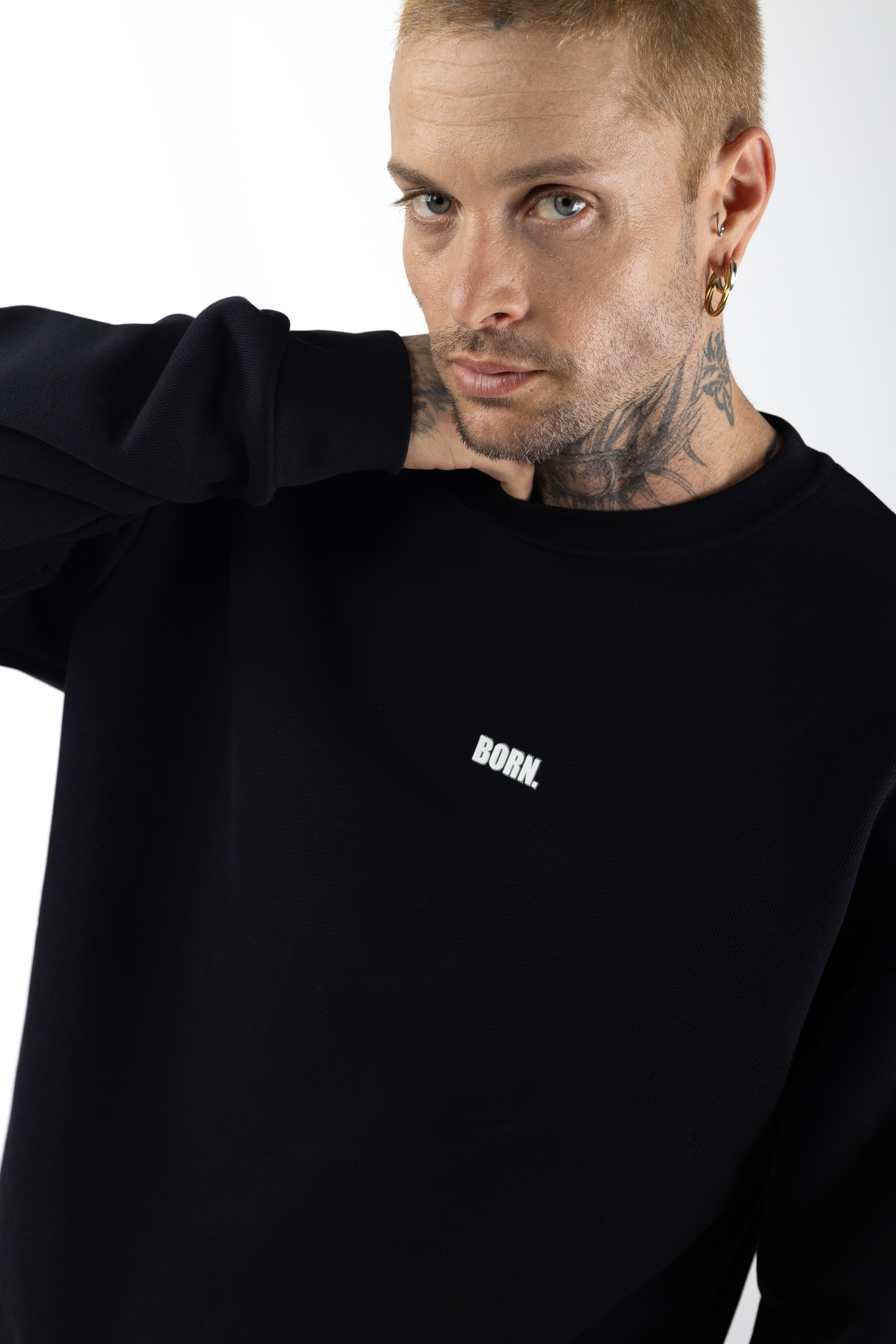 Born Baskılı Oversized Sweatshirt 1013