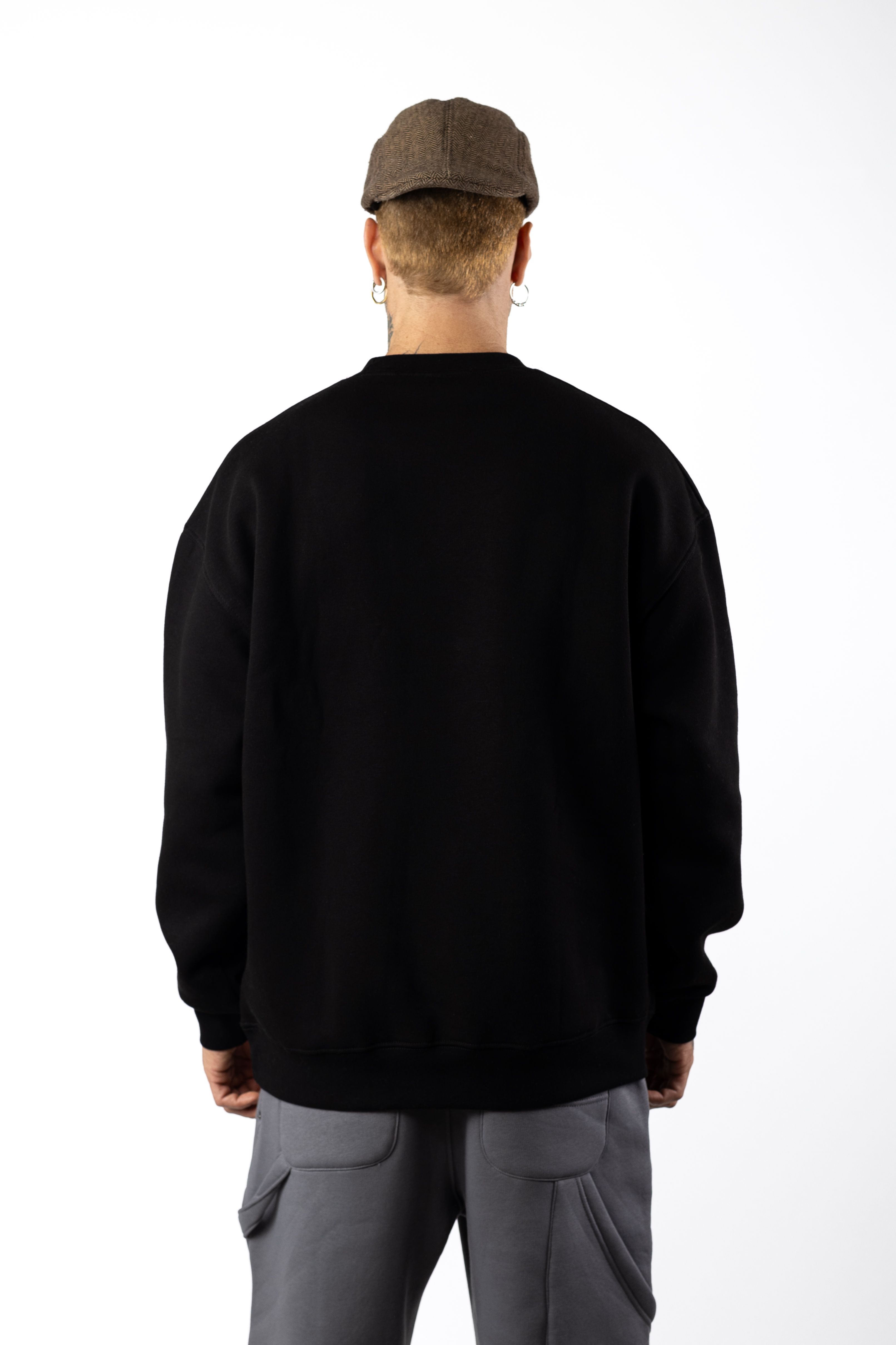 SAW/Reallies Nakış İşlemeli Oversized Sweatshirt 1035