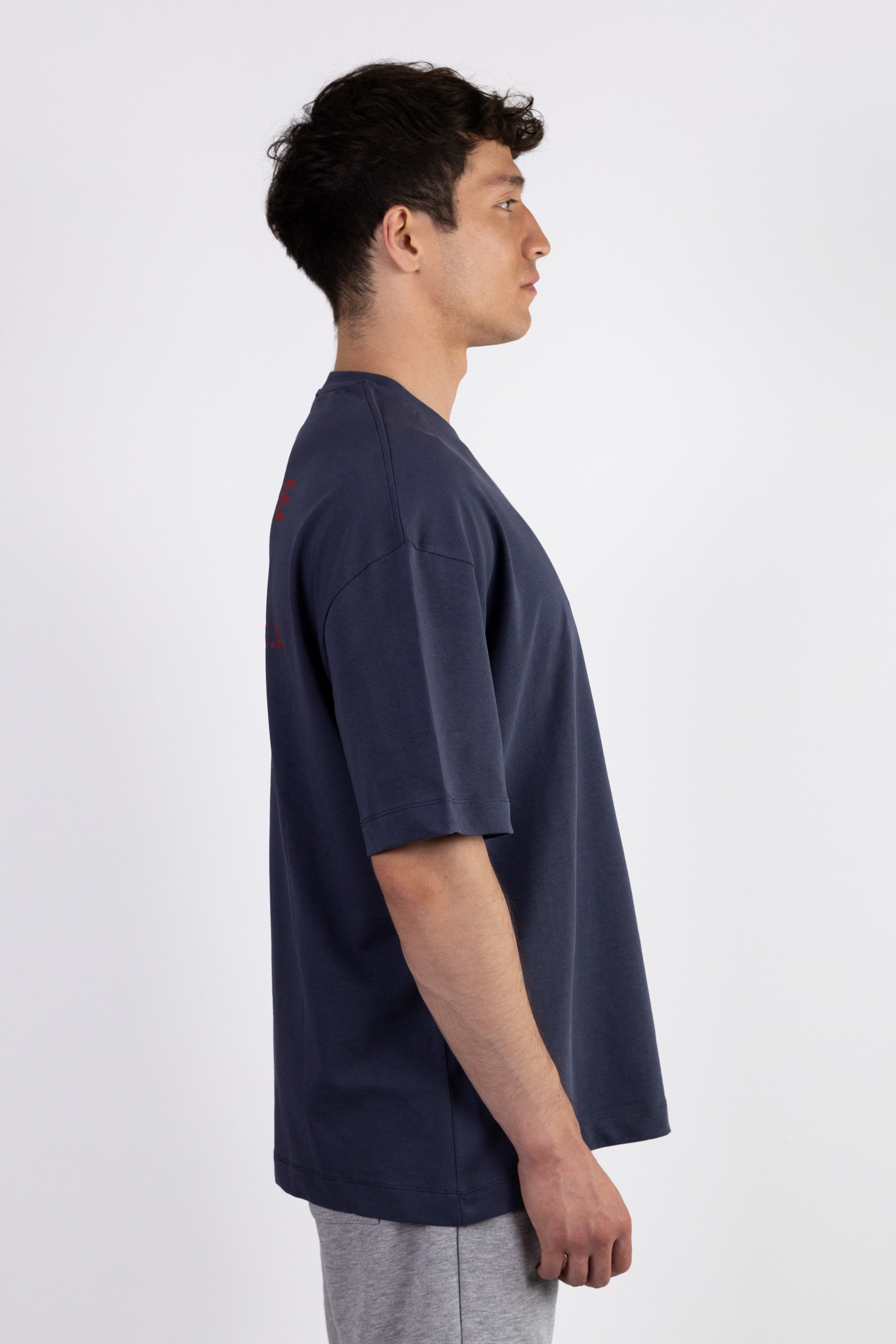 Oversized Baskılı T-Shirt