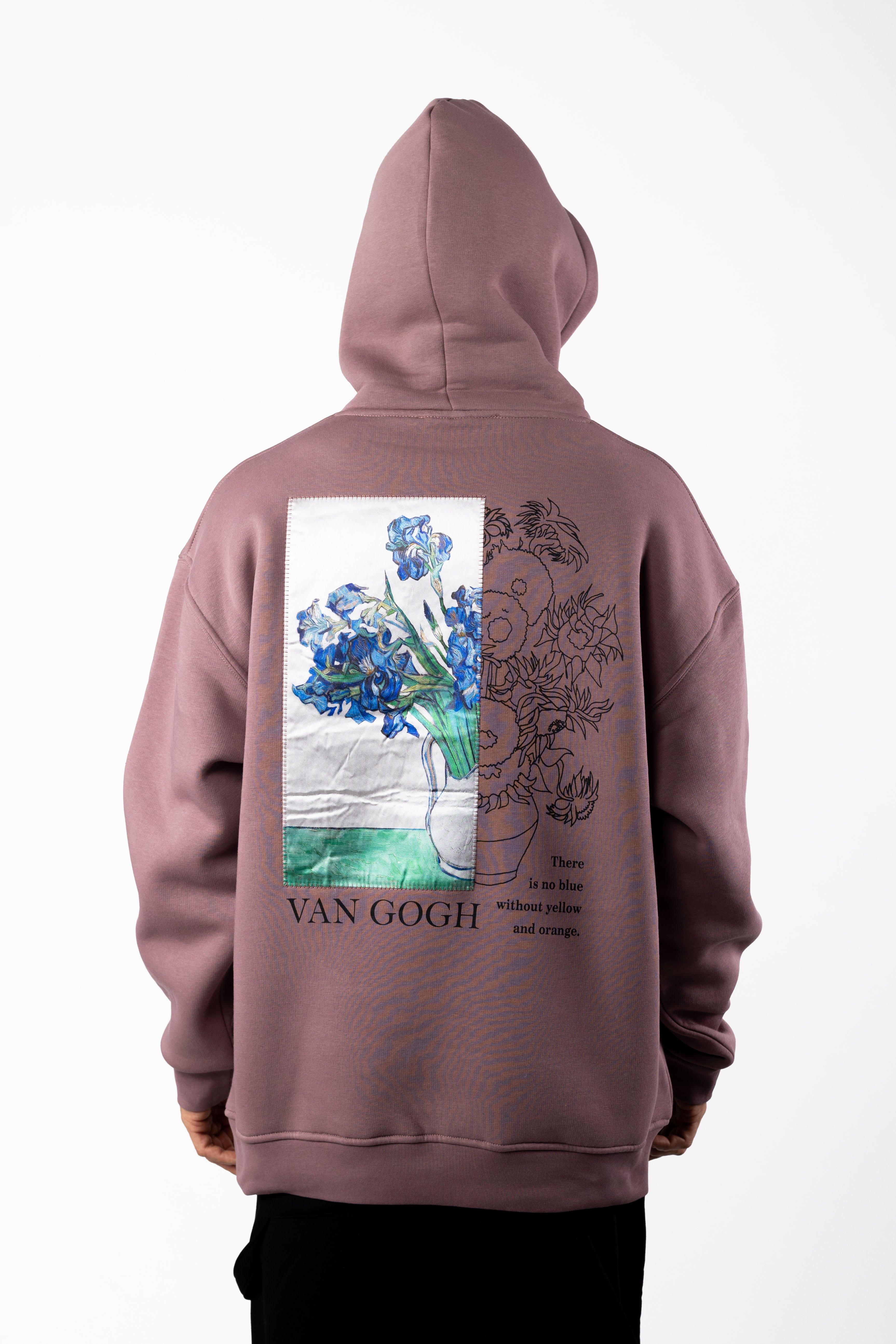 SAW/Van Gogh Baskılı Oversized Sweatshirt 1027