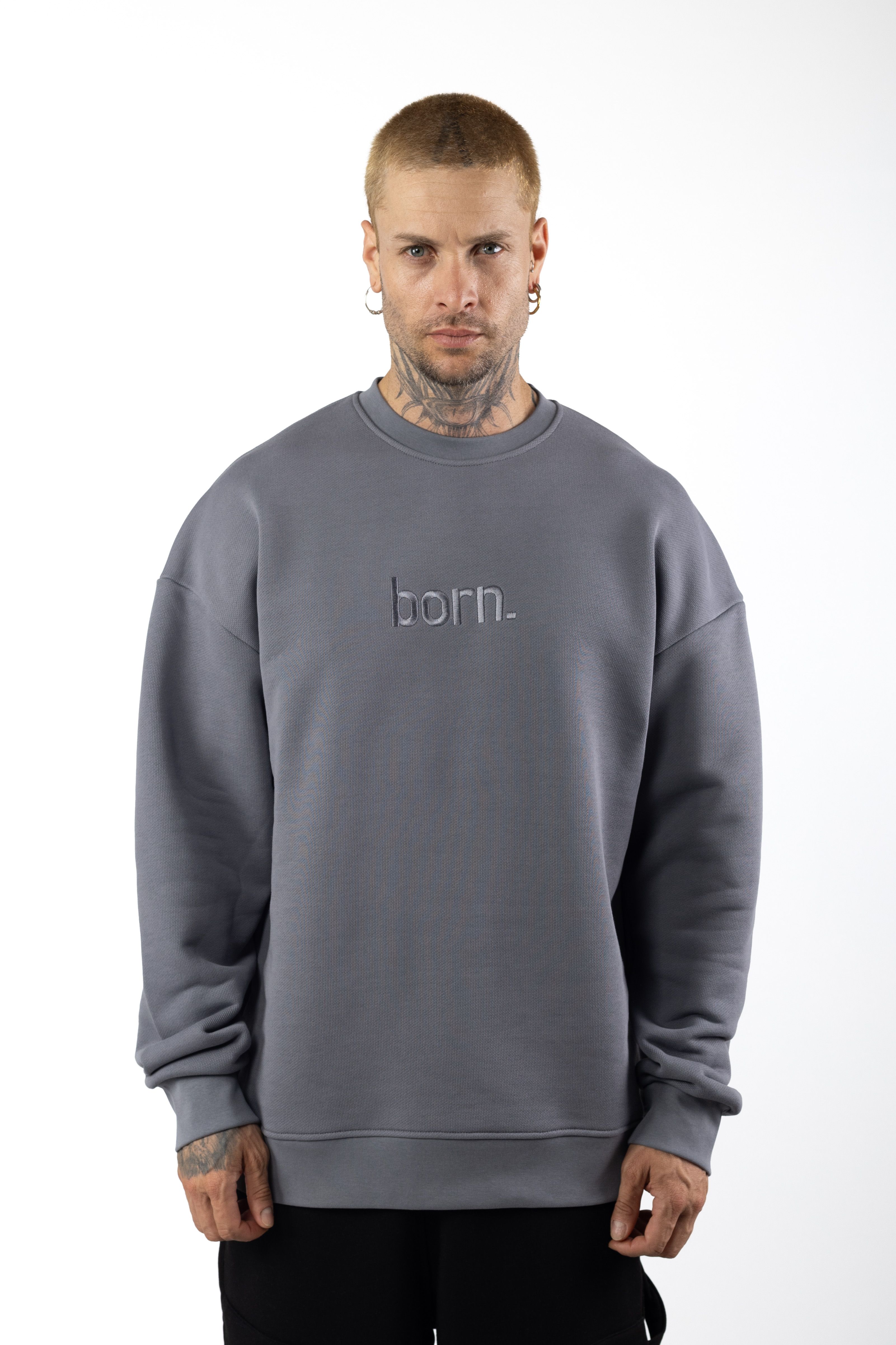 born. Nakış İşlemeli Sweatshirt 1024