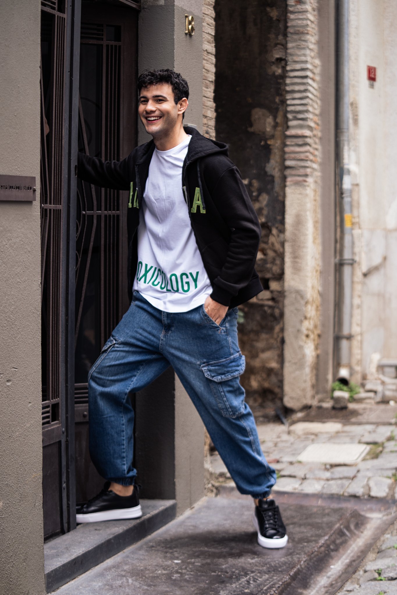 Baggy Fit Rahat Kalıp Kargo Pantolon 305