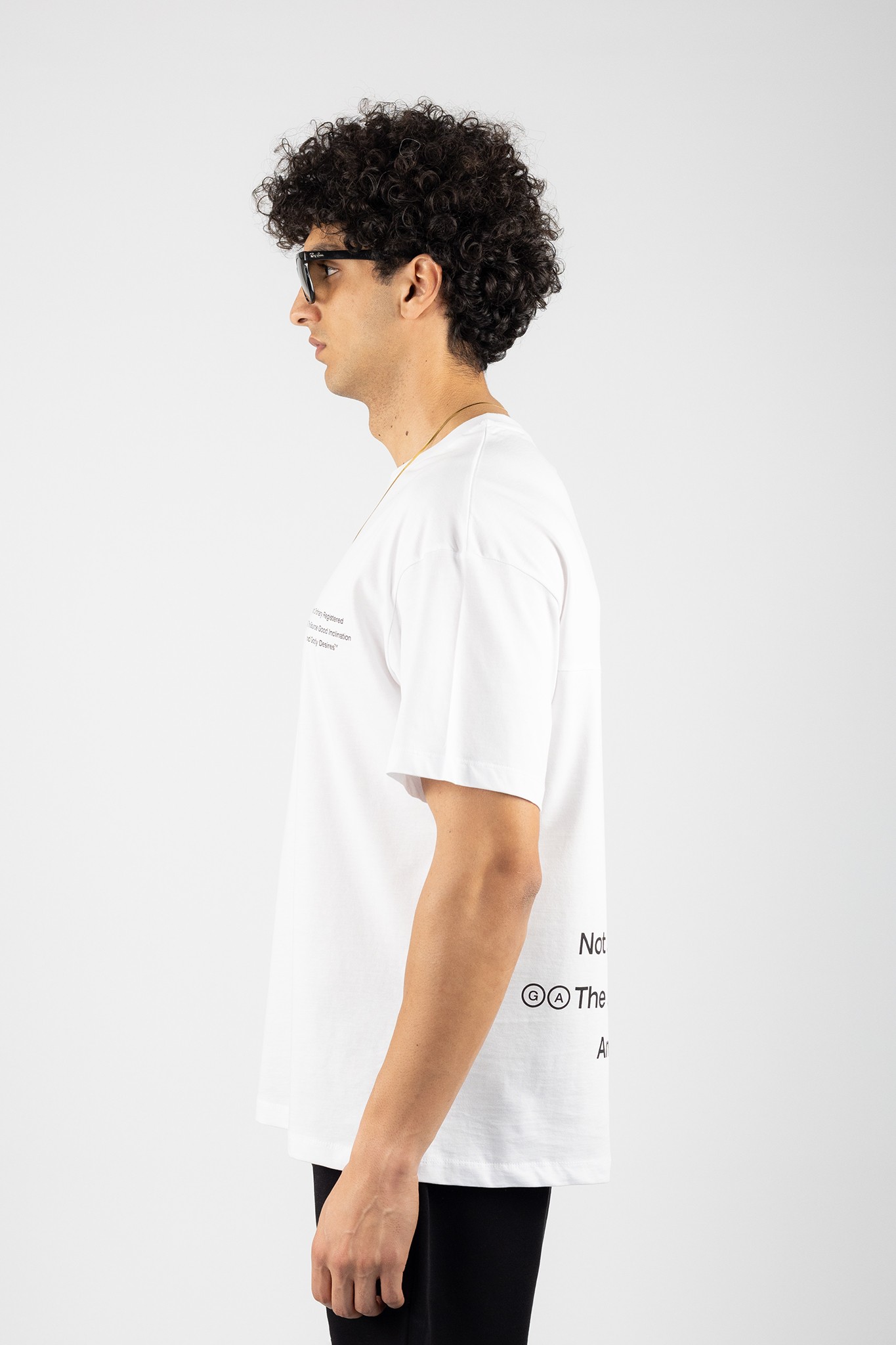 Ön ve Arka Baskılı Oversized T-Shirt 850