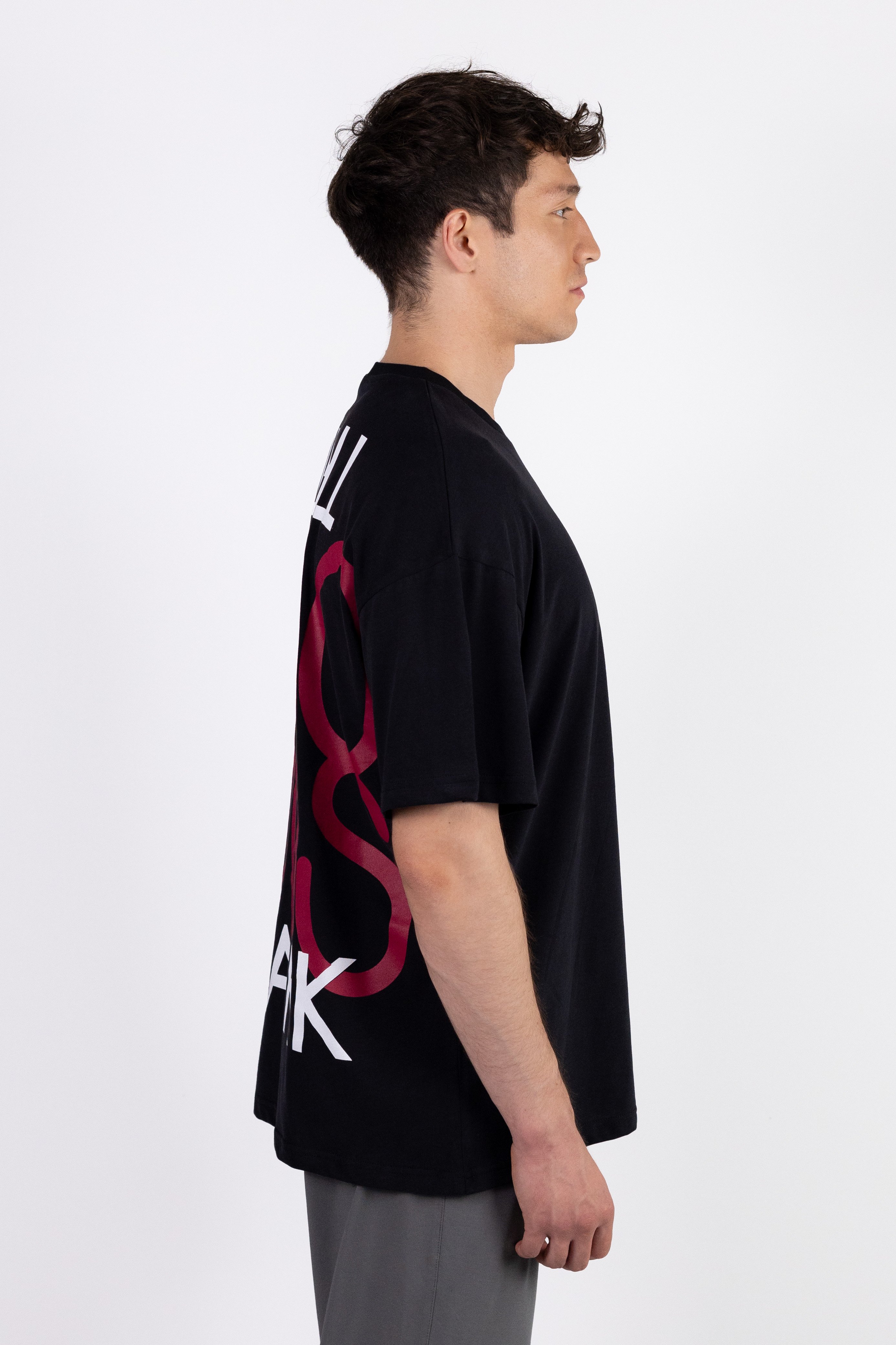 Ben Jordans Trade Mark Ön Arka Baskılı Oversized T-Shirt