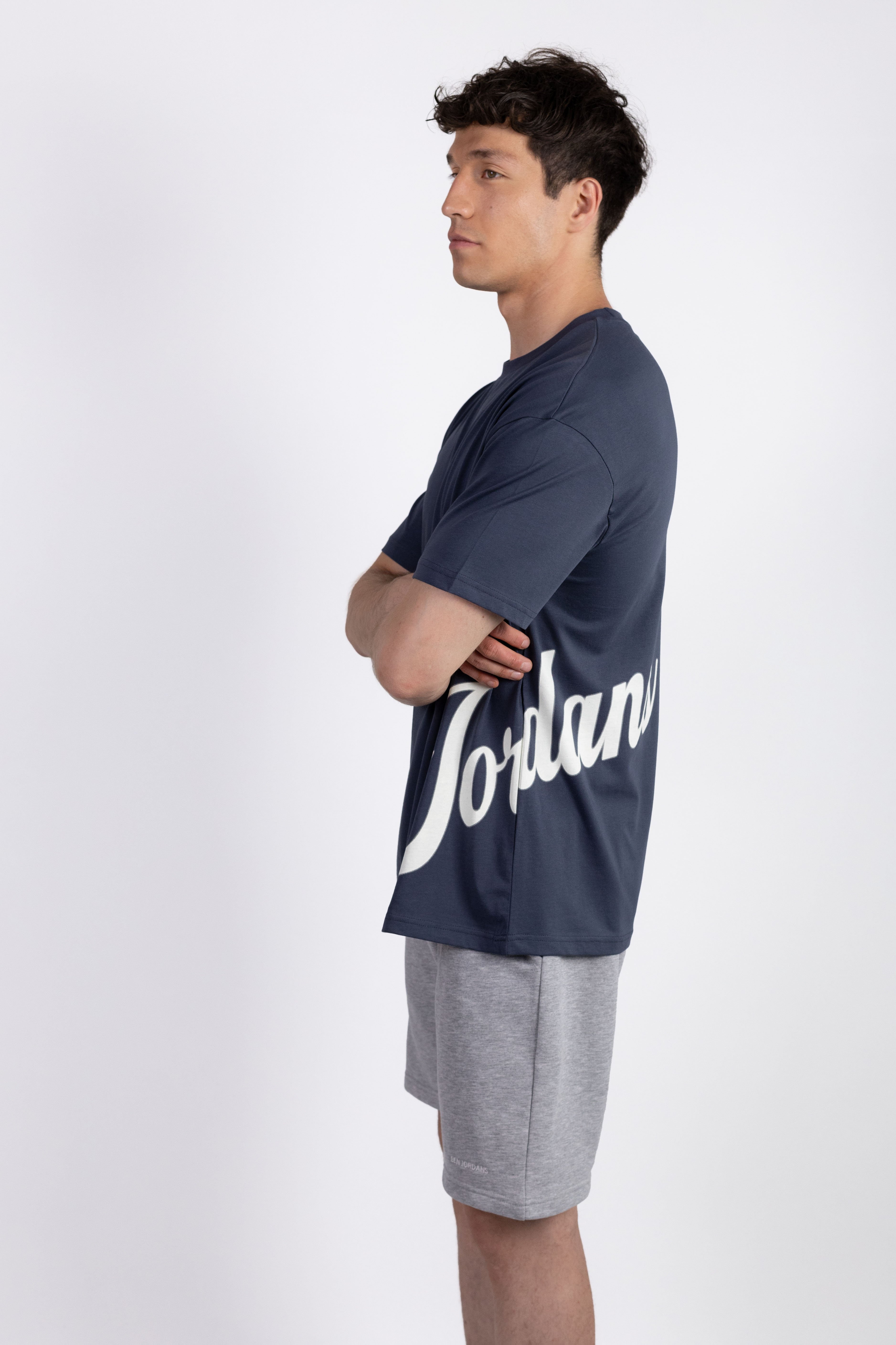 Ben Jordans Baskılı Oversized T-Shirt