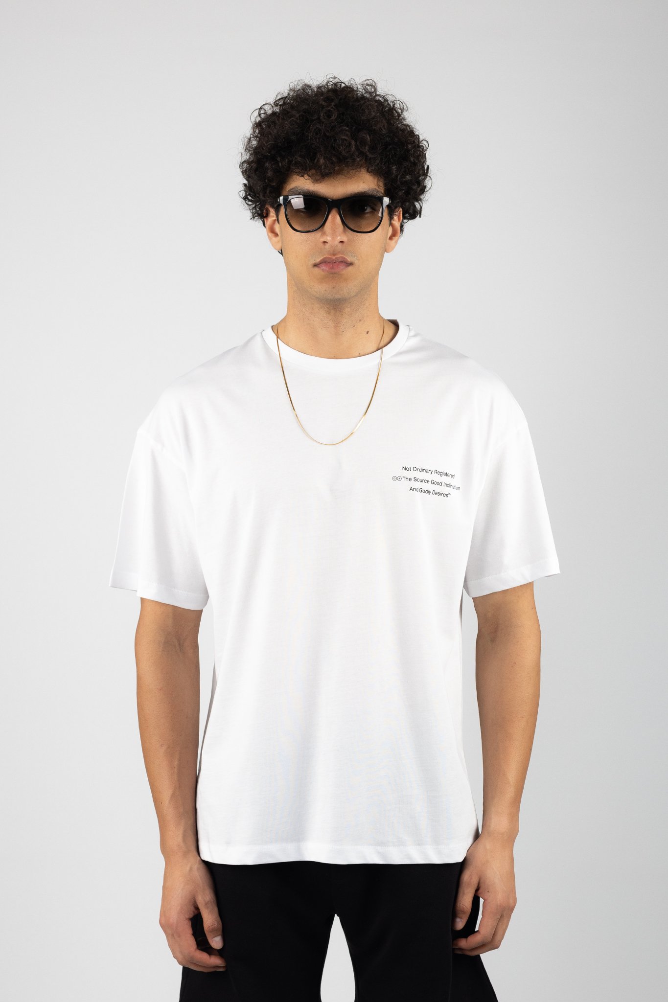 Ön ve Arka Baskılı Oversized T-Shirt 850