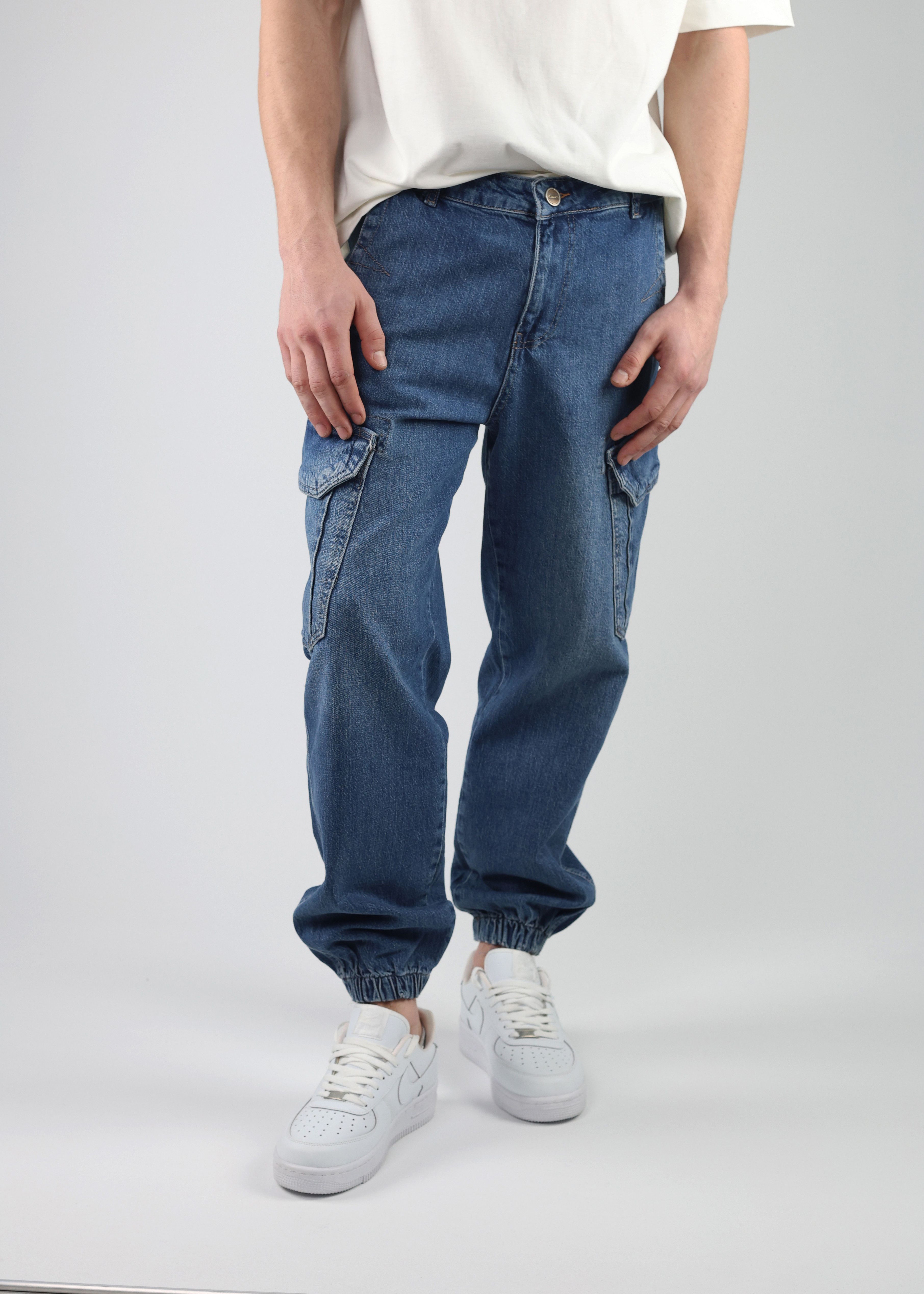 Baggy Fit Rahat Kalıp Kargo Pantolon 305