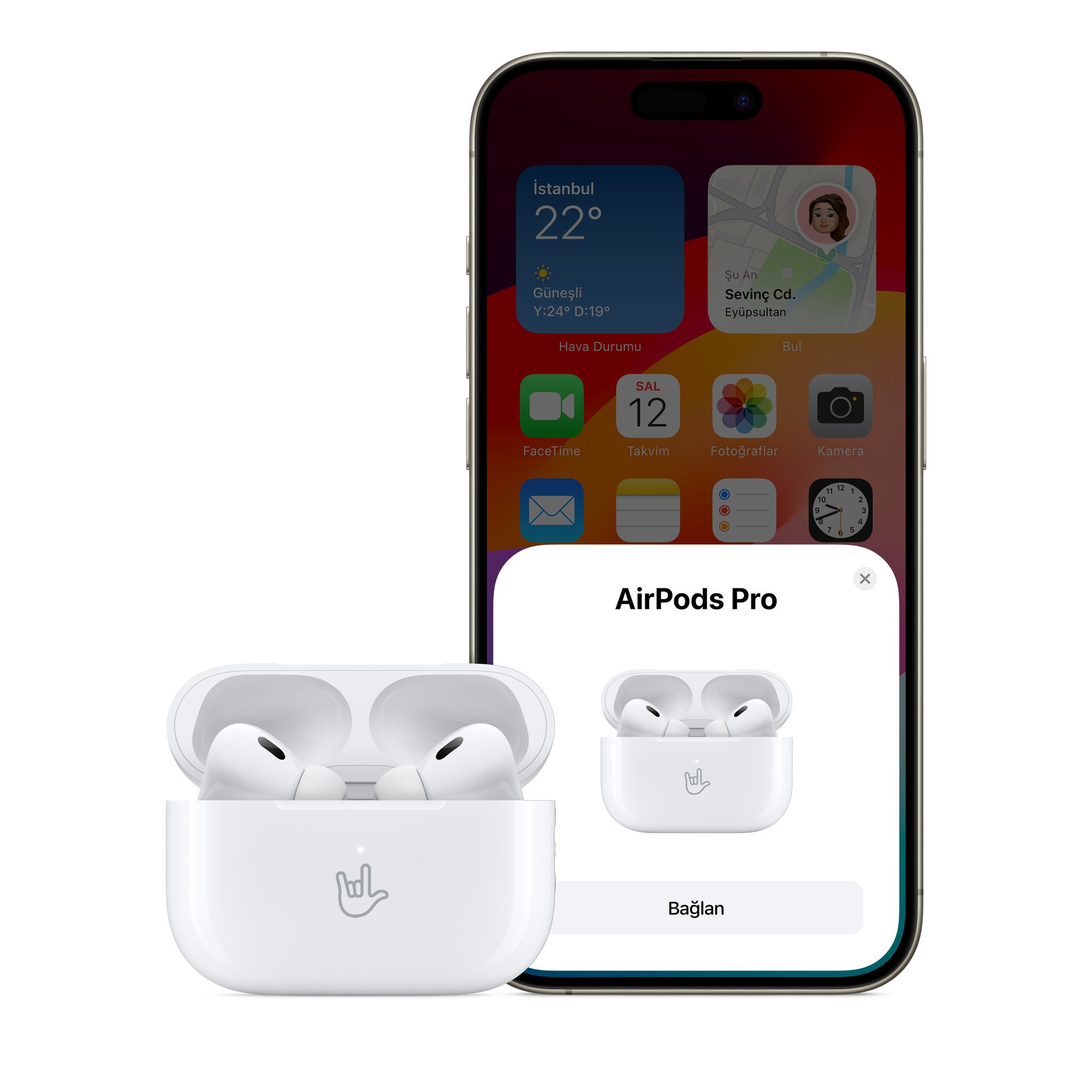 AirPods Pro (2. nesil) ve MagSafe Şarj Kutusu (USB-C)