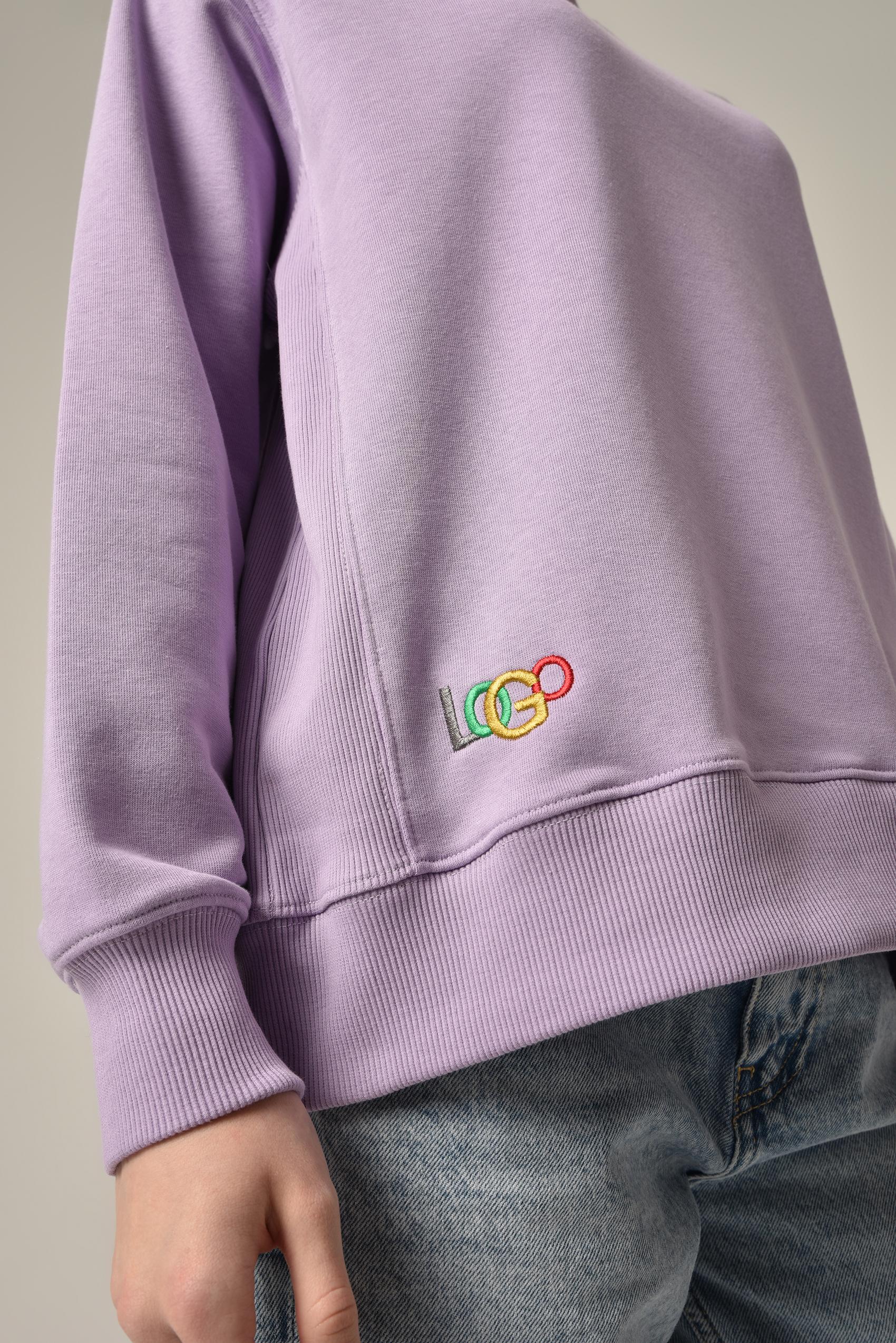 Logo Desenli Oversized Sweatshirt 078
