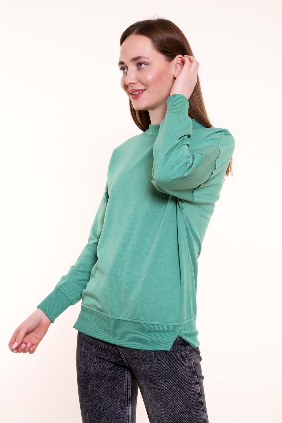 Mari Baskısız Sweatshirt