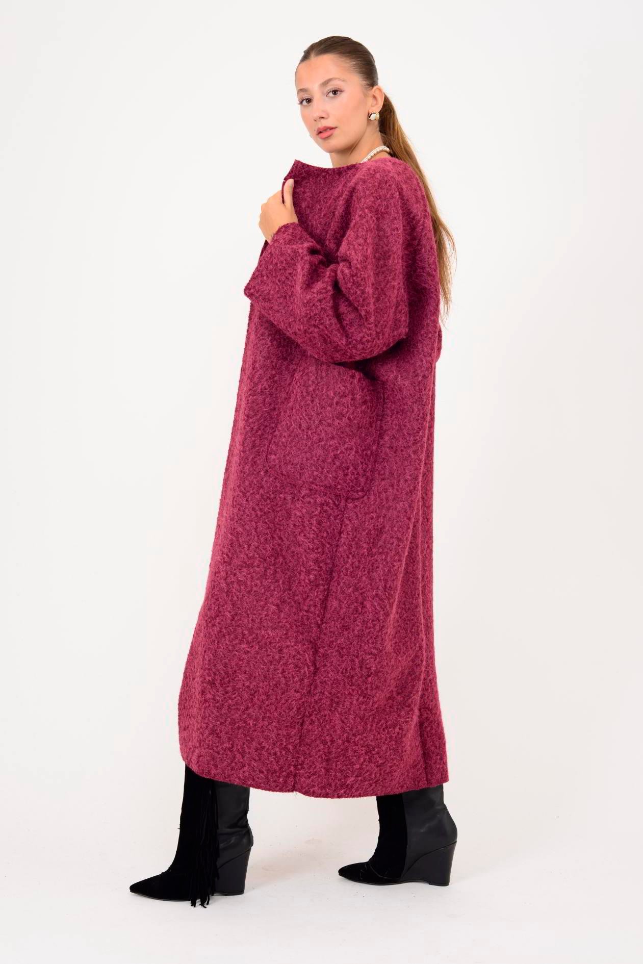 CEP DETAYLI KEÇE KABAN