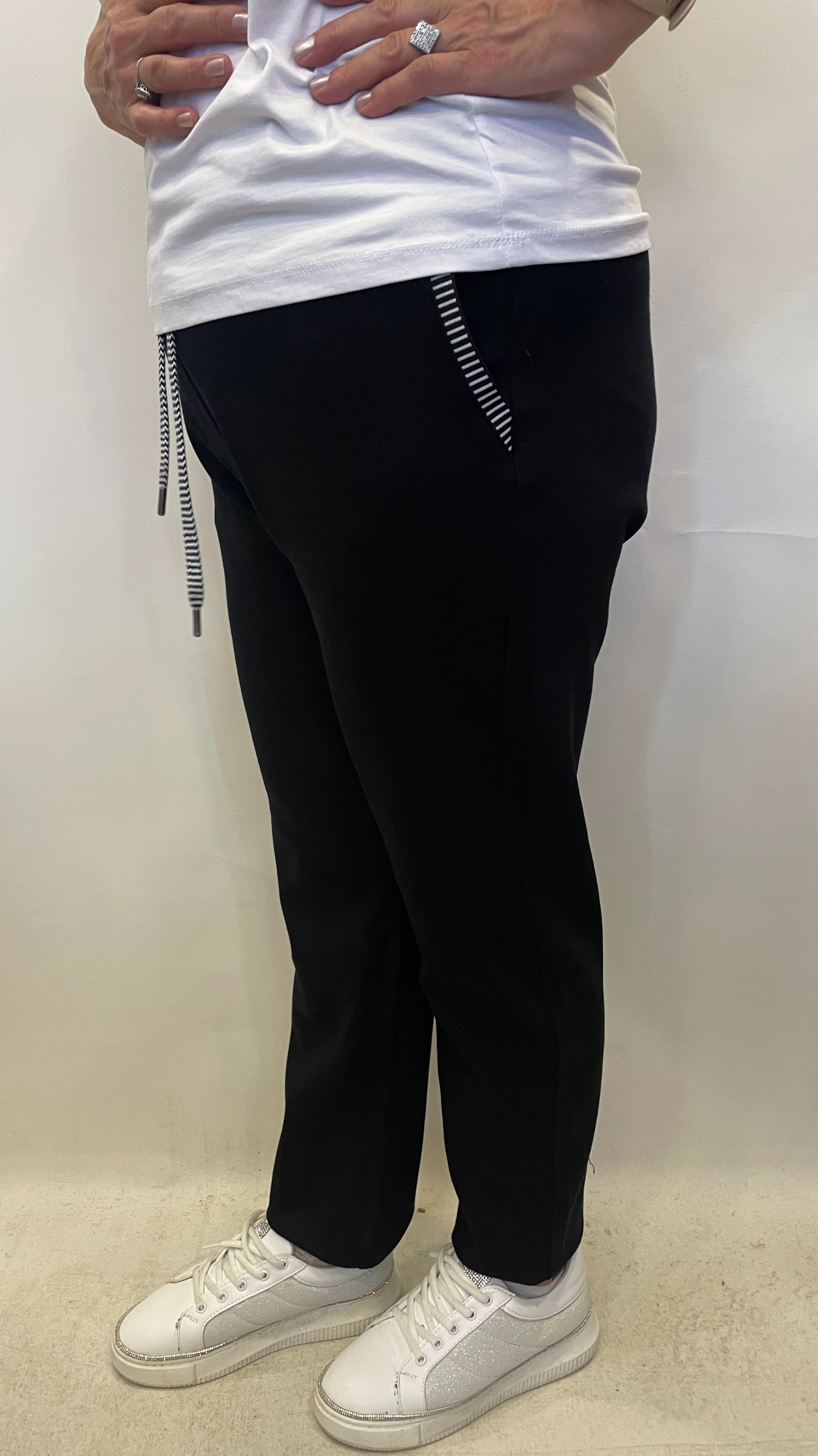 BÜYÜK BEDEN İNCE FİTİLLİ KADİFE PANTOLON