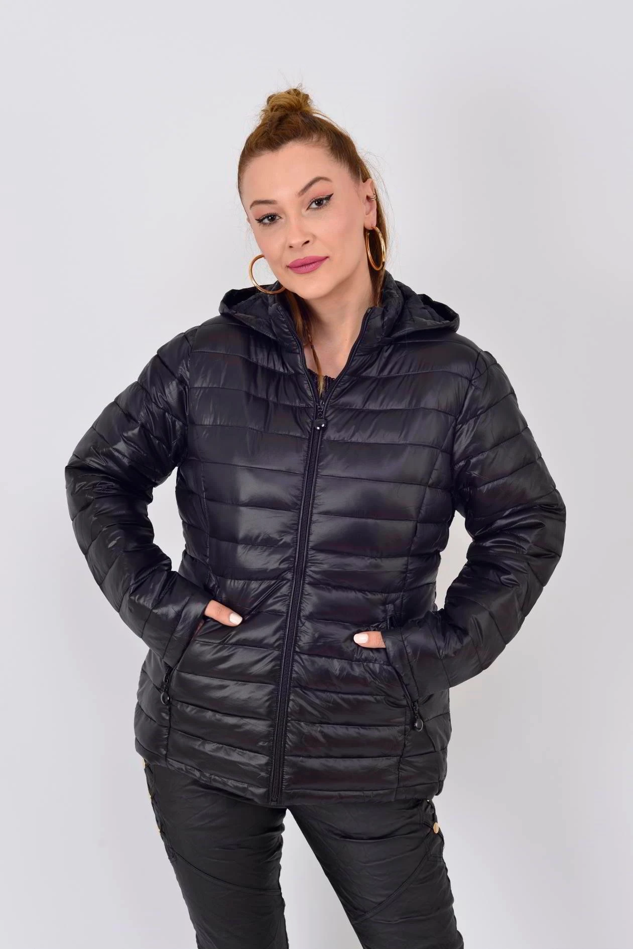 KAPÜŞON DETAYLI KAPİTONE MONT