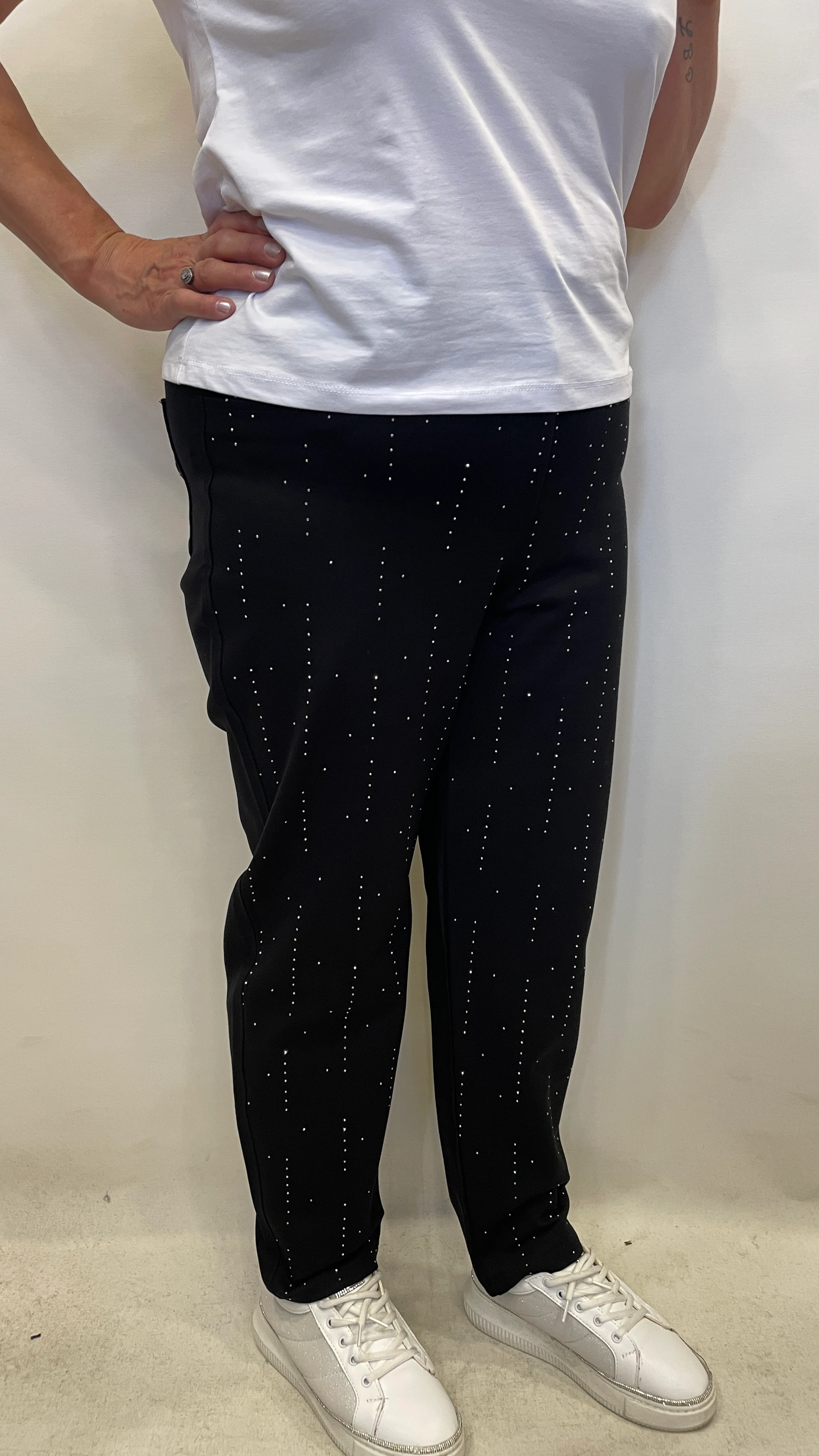 BÜYÜK BEDEN TAŞLI PANTOLON